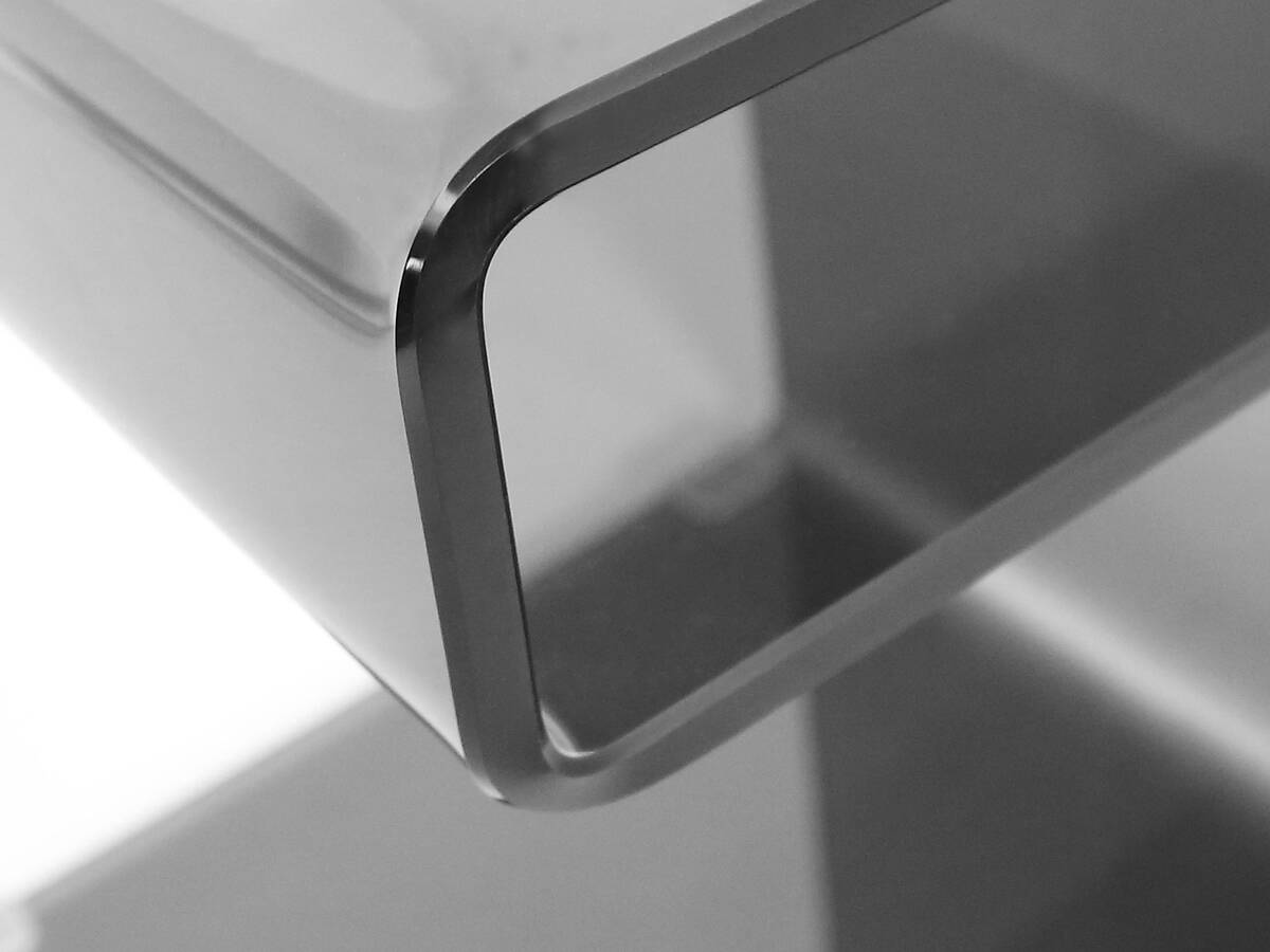 SUSY Beistelltisch, Material Glas, schwarz 