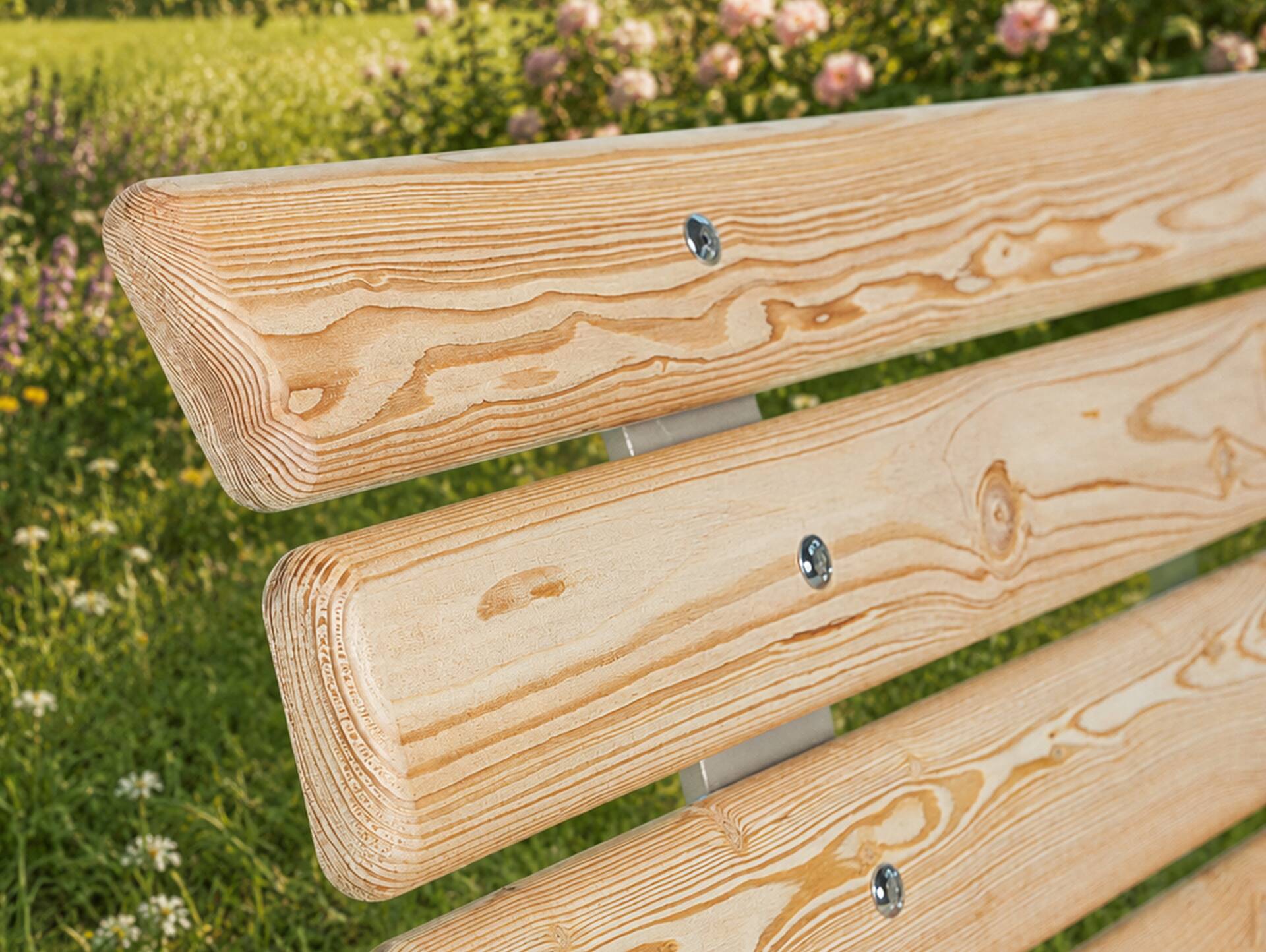 GALEA Gartenbank, Material Massivholz, Lärche natur 150 cm