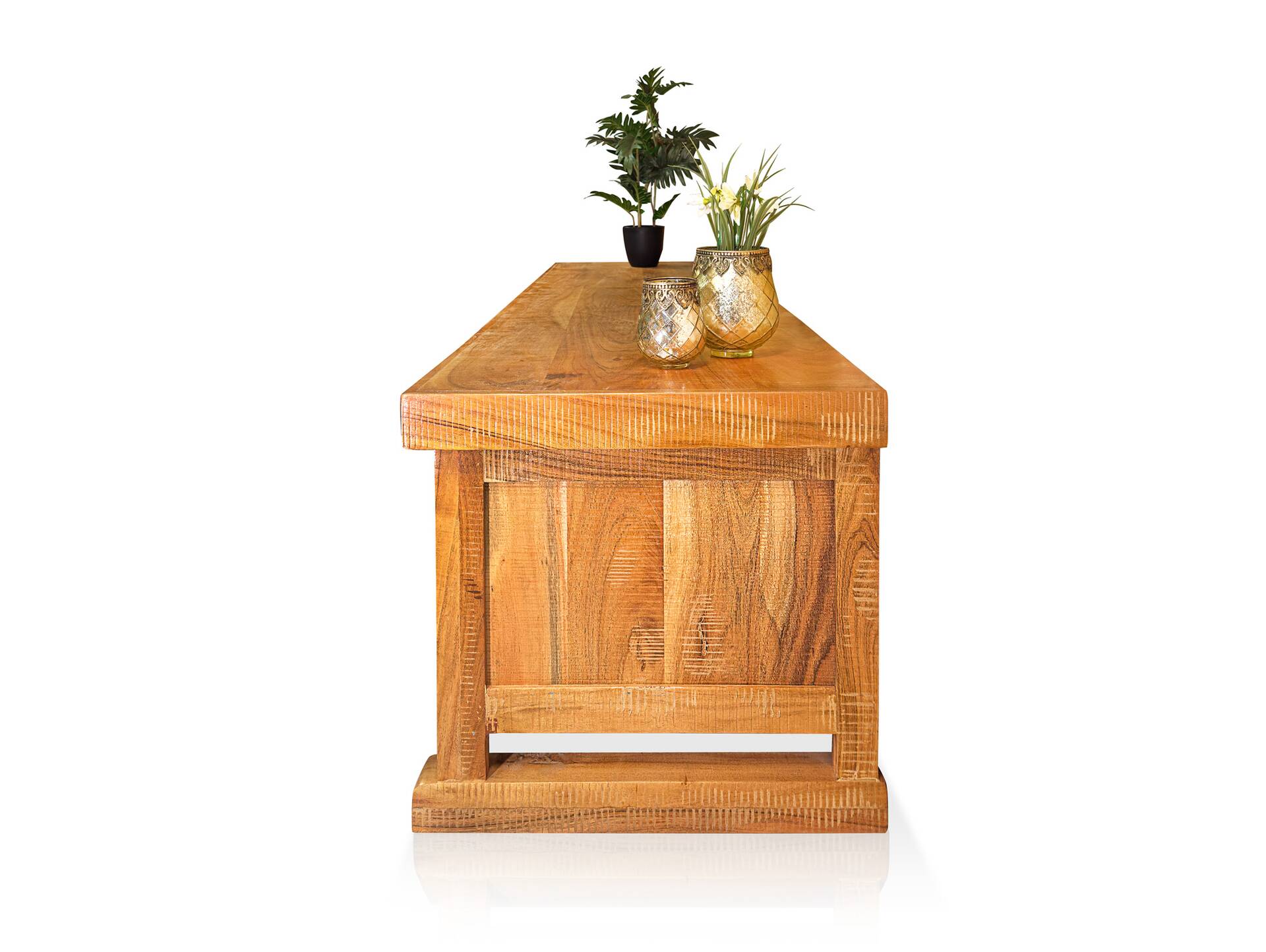 WINCHESTER TV-Board I, Material Massivholz, Mango rustikal 