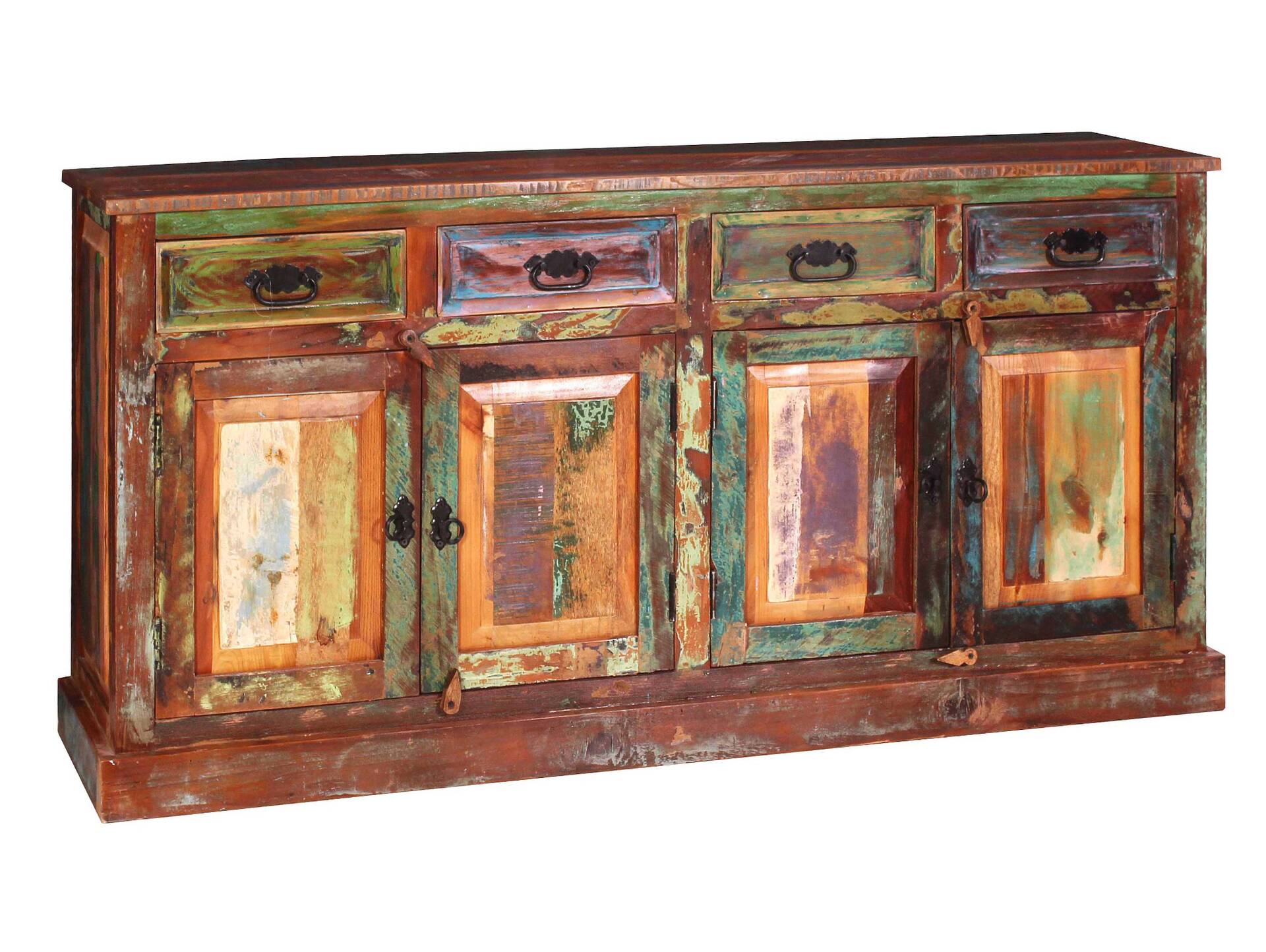 RIVERBOAT Sideboard II Altholz, Massivholz, Vintage-Optik aus Material