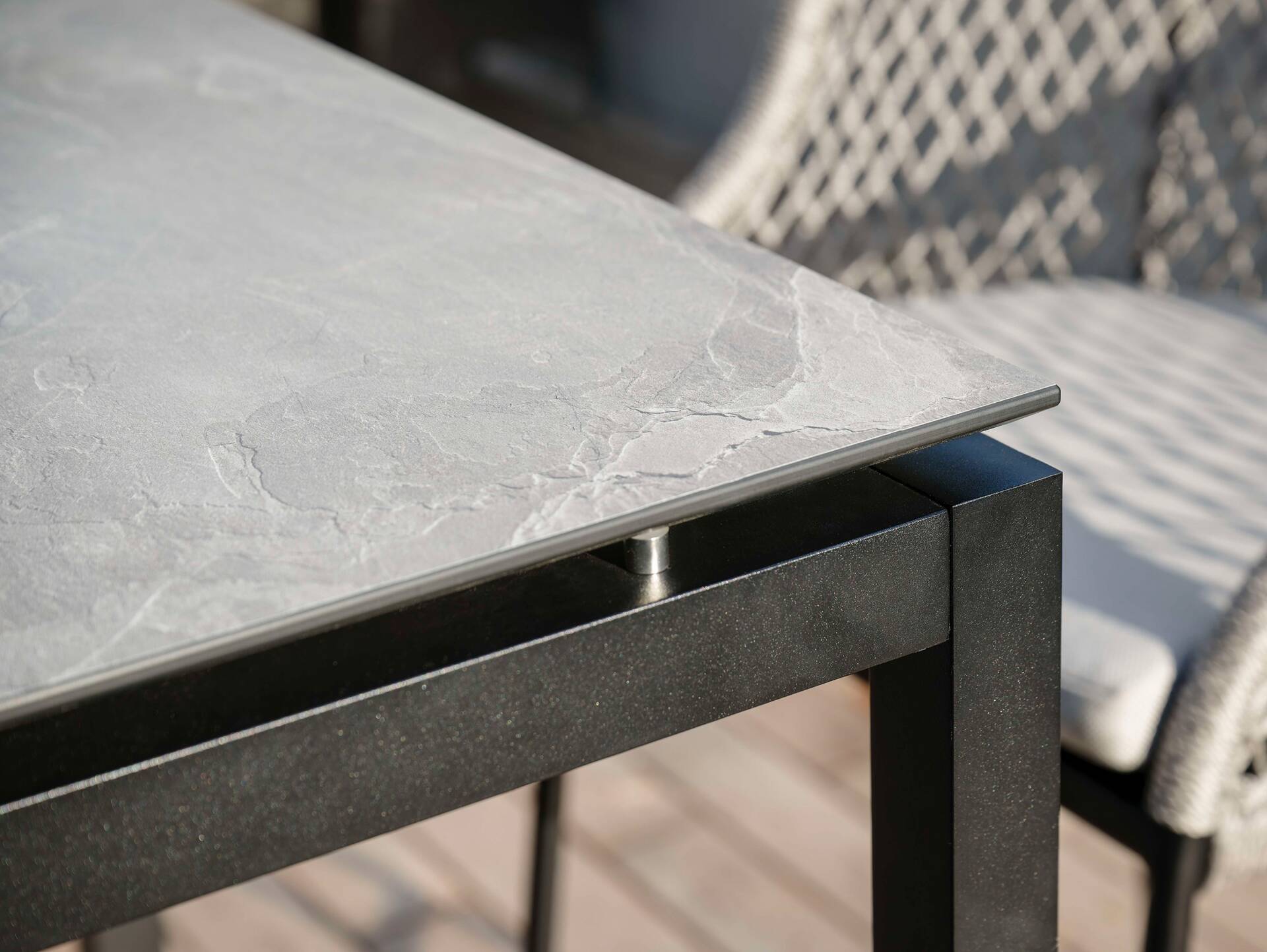 SILVERSTAR 2.0 Gartentisch 200x100 cm Alu. anthrazit/Slate s 