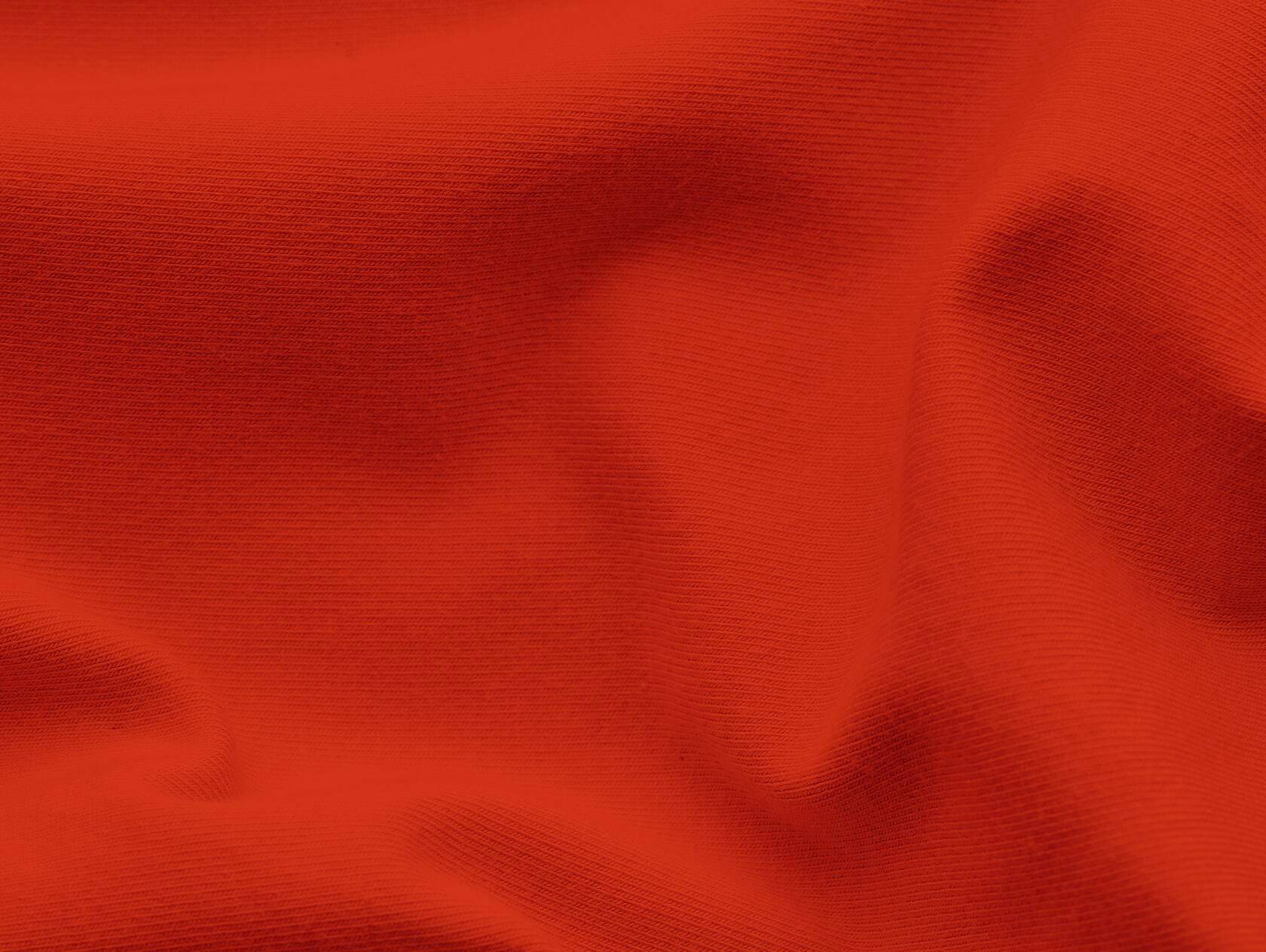 Schlafgut PURE Spannbetttuch/Spannbettlaken für Matratze, Bio-Mako-Baumwolle mit Elastan Rot | 140x190 - 160x220 cm