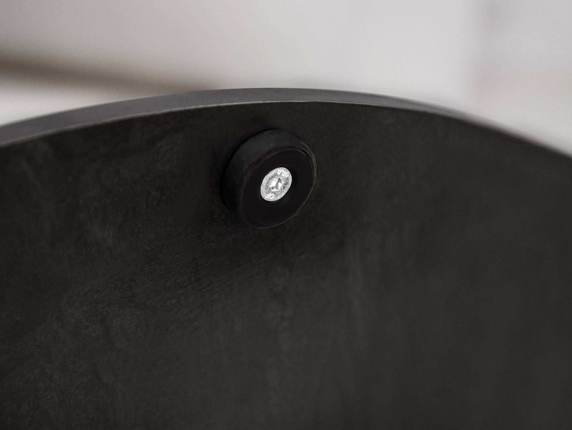 Tischgestell für GASTRO Esstisch rund, Material Stahl, schwarz 70 cm