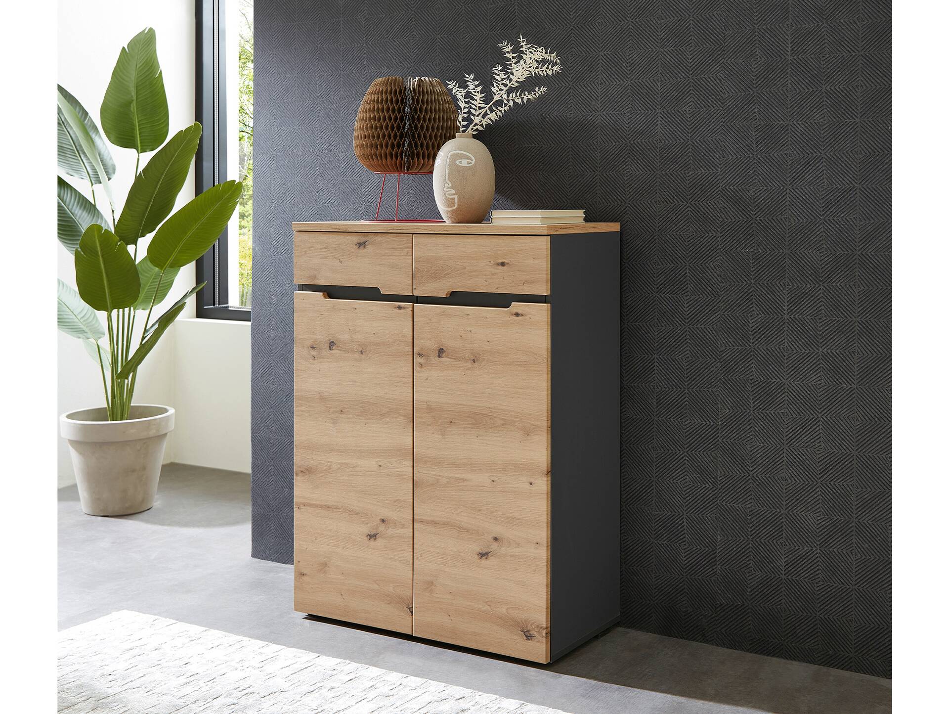 MAILAND Kommode I, Material MDF, Artisan eichefarbig 