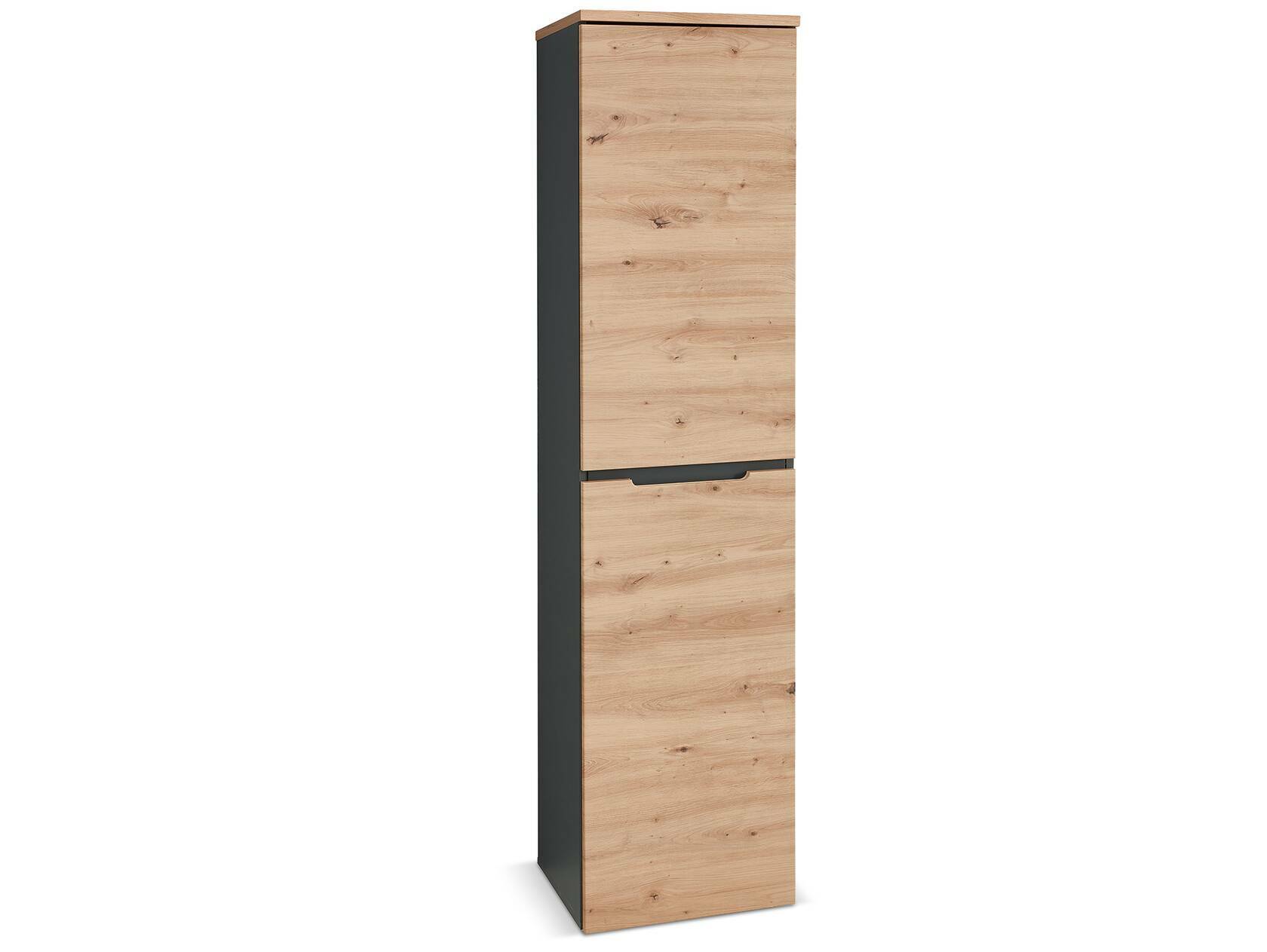 MAILAND Komplettbüro, Material Dekorspanplatte Artisan Eichefarbig / Graphit
