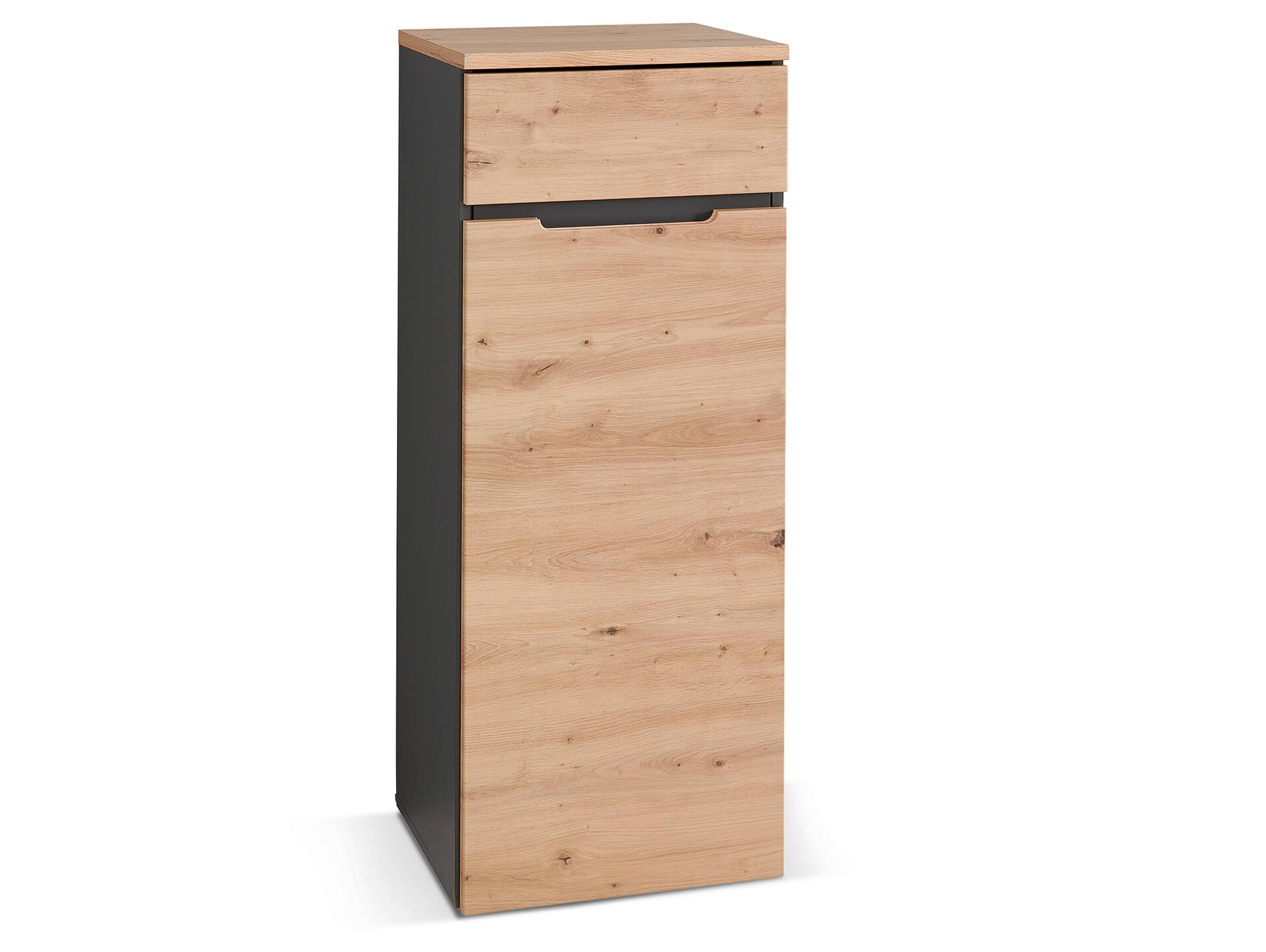 MAILAND Komplettbüro II, Material Dekorspanplatte Artisan Eichefarbig / Graphit
