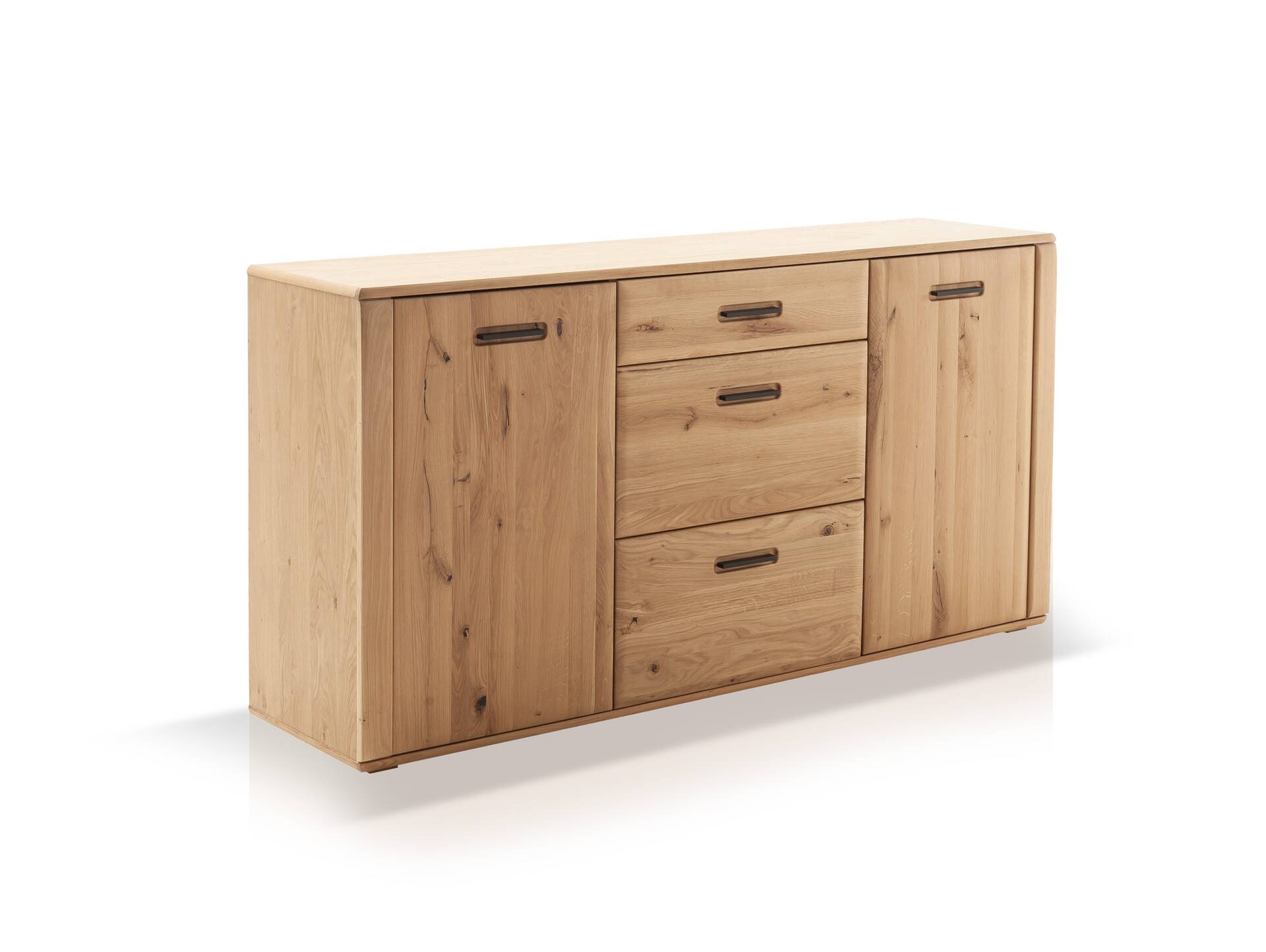 ASKARO Sideboard, Material Teilmassiv,  Balkeneiche geölt 