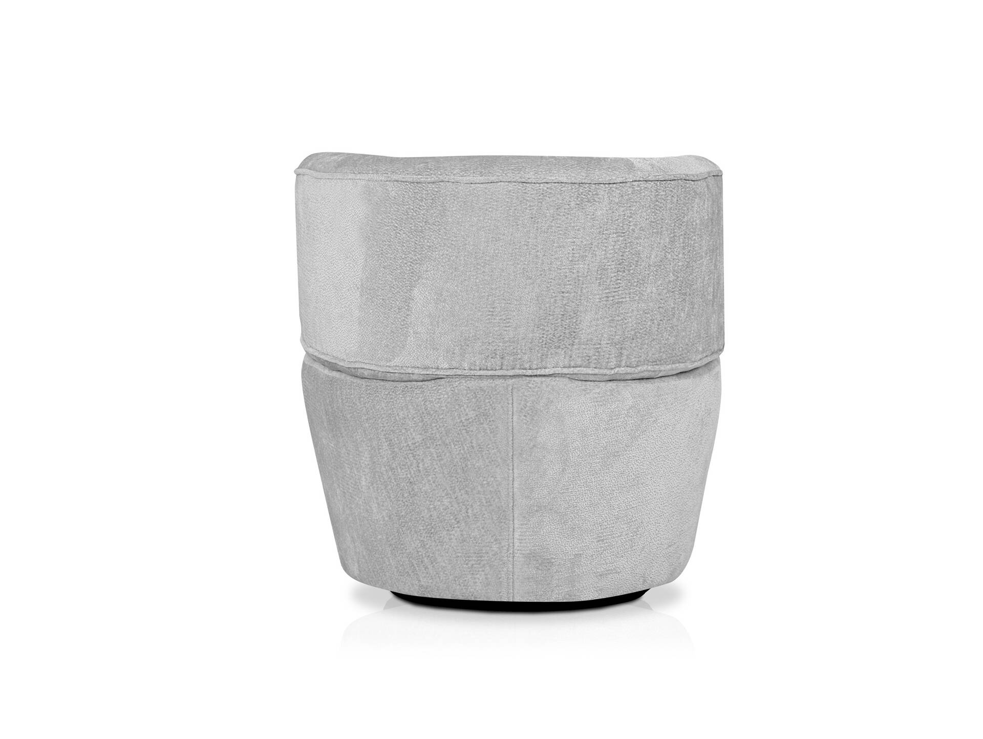 CECILE Sessel, Material Stoff, grau 