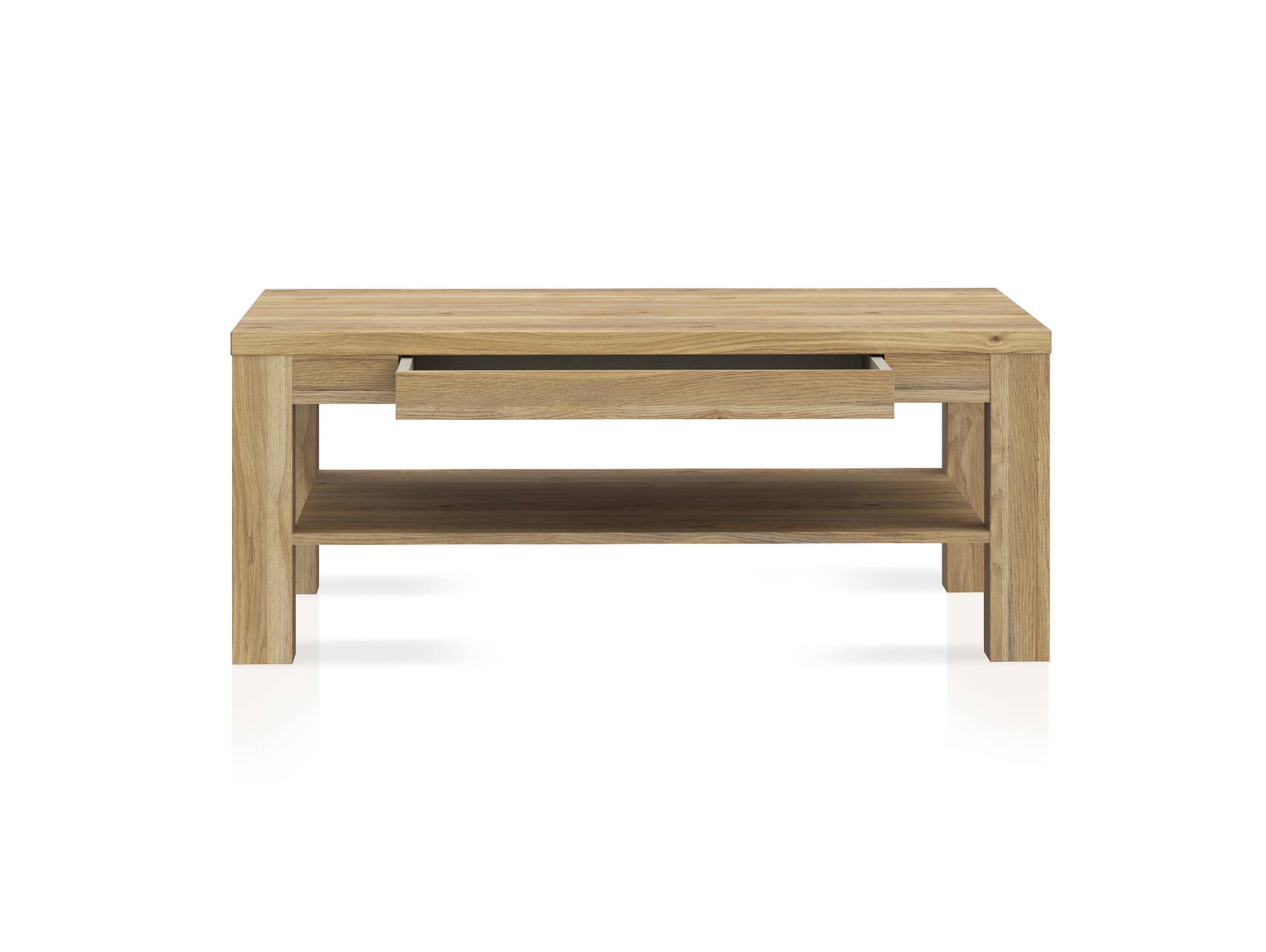 AURELIO Couchtisch, Material Dekorspanplatte, Mauvella Eiche Nachbildung 