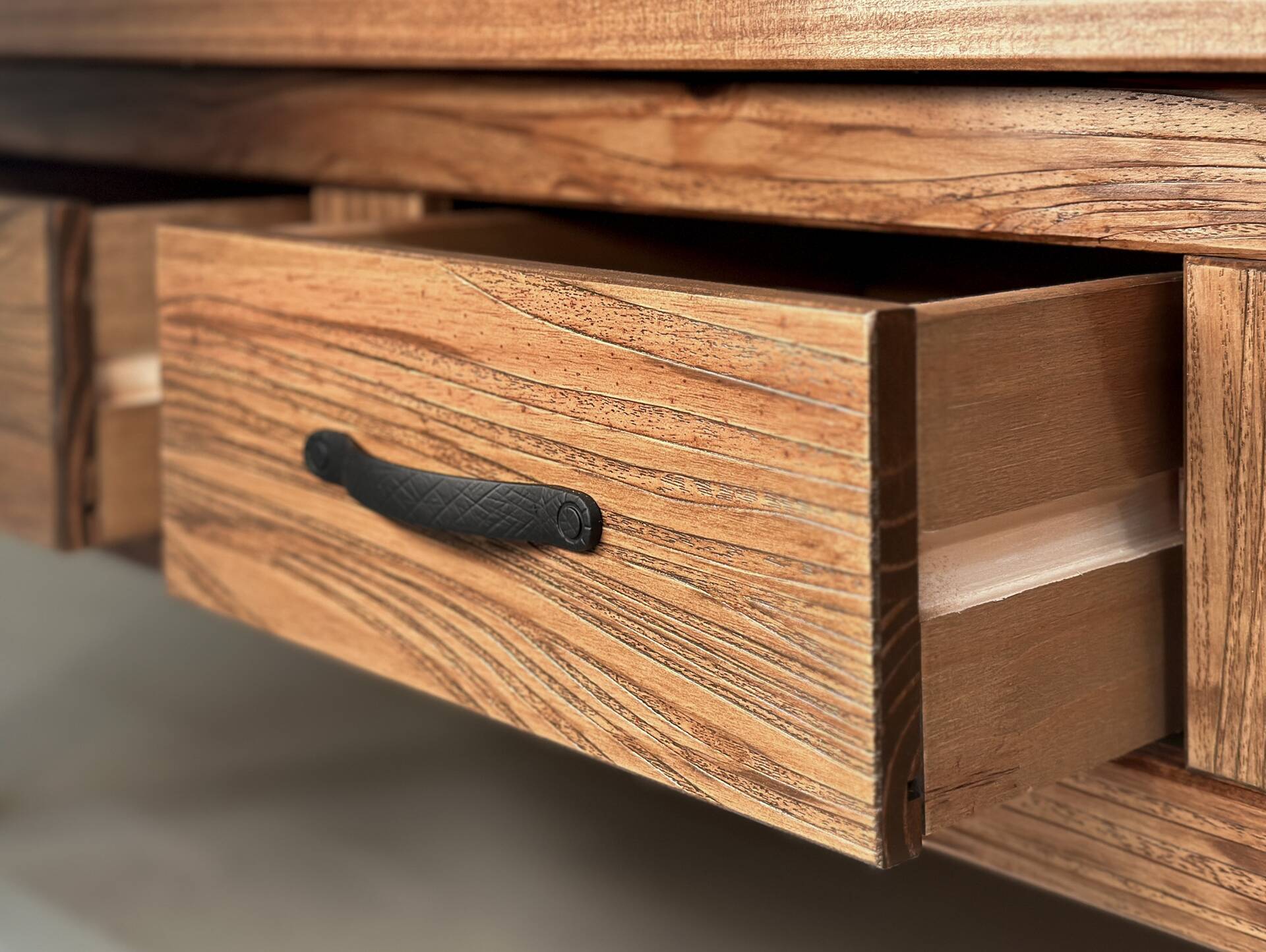 EVERGLADE Couchtisch, Material Massivholz, Kiefer eichefarbig 