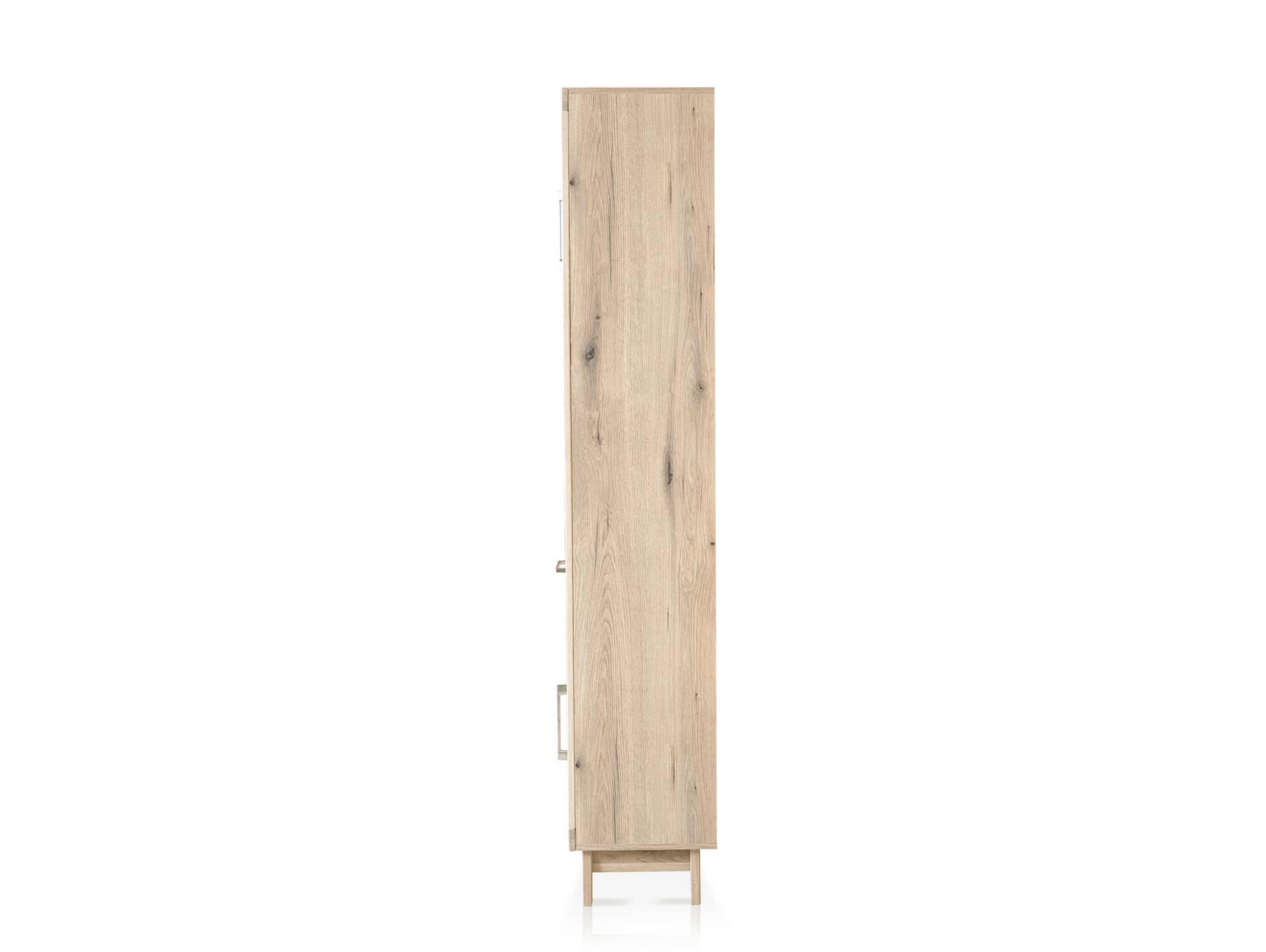 OZEANA Hochschrank II fürs Badezimmer, Material teilmassiv Eiche