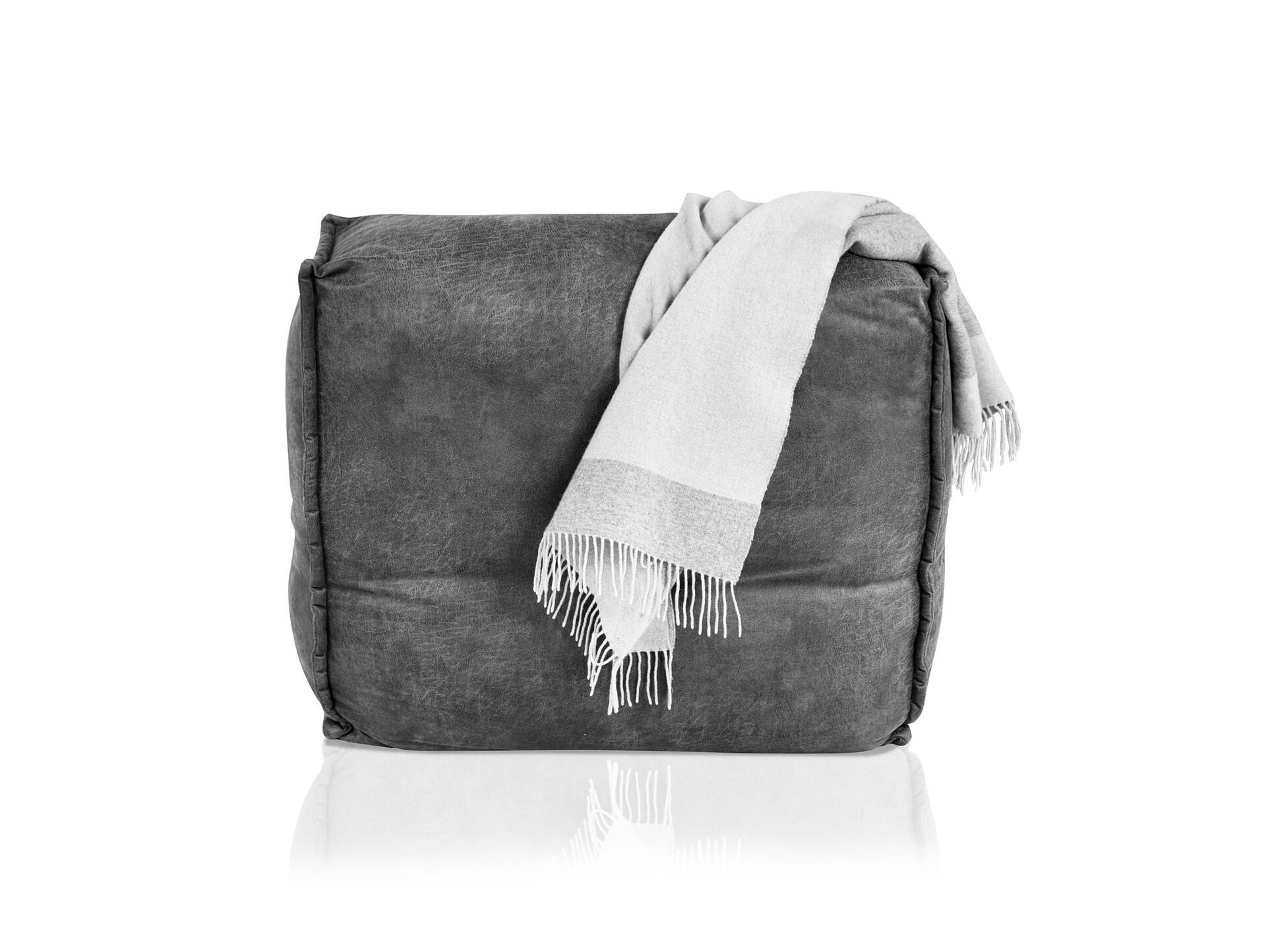 COZY Sitzsack, Material Microfaser Vintage Grau