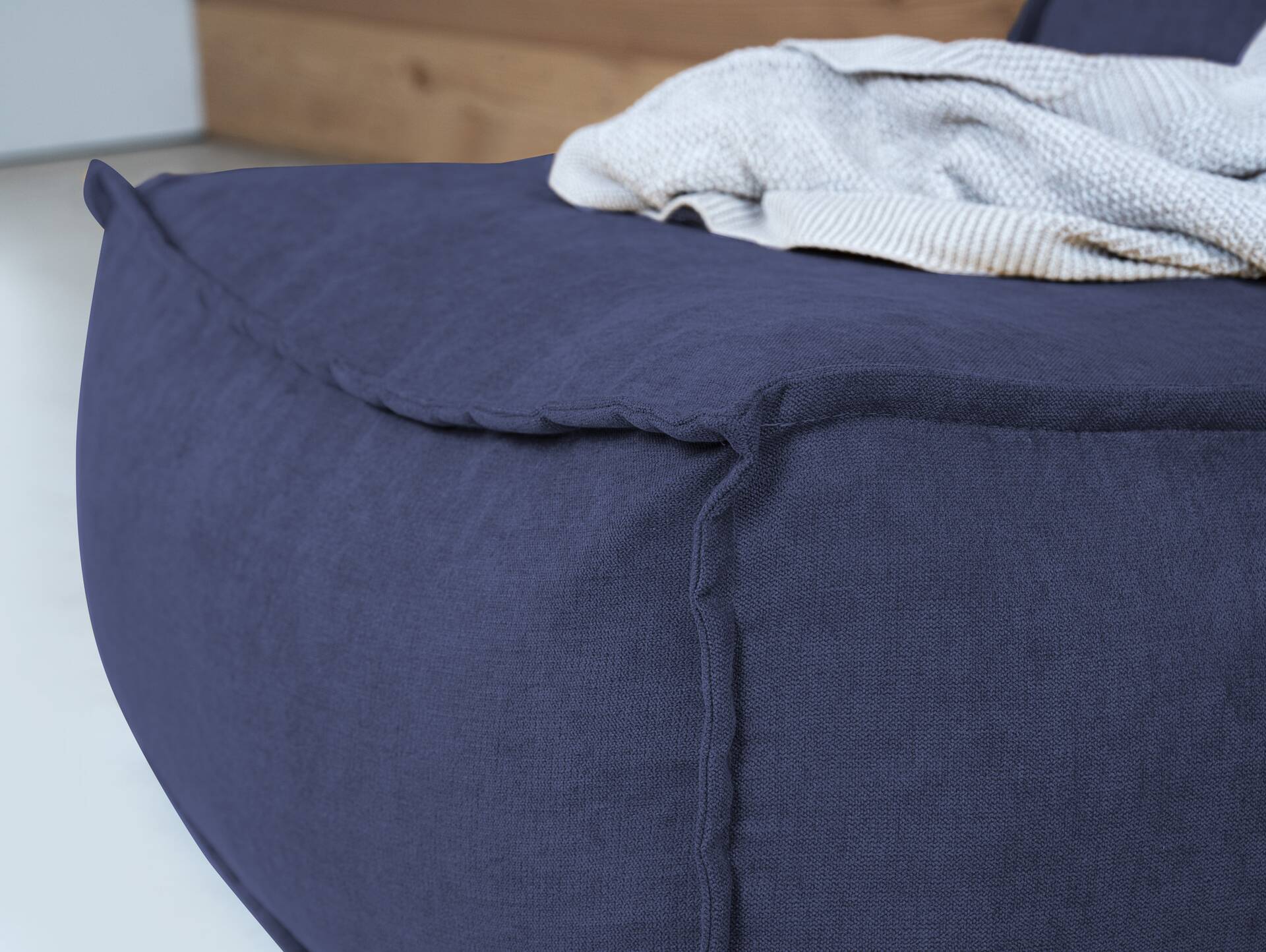 COZY Sitzsack, Material Stoffbezug Dunkelblau
