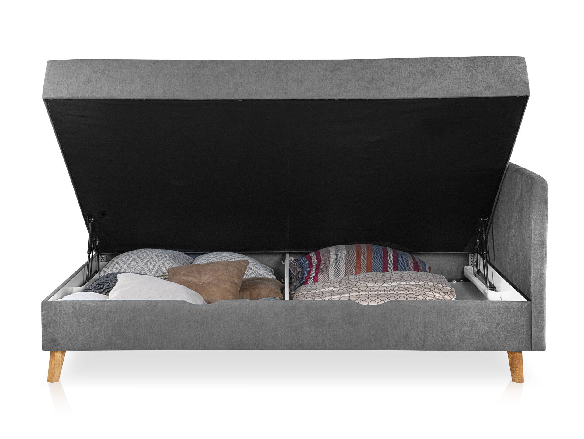 AMELY Sofabett/Schlafsofa, Material Stoff 90 cm