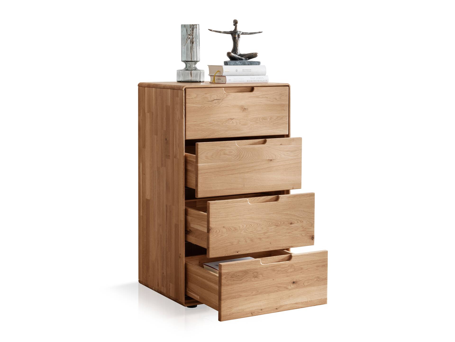 ANDINO Kommode IV, Material Massivholz, Wildeiche geölt 