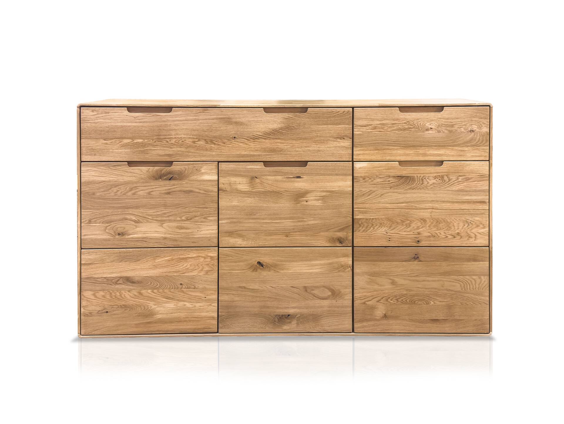 ANDINO Kommode III, Material Massivholz, Wildeiche geölt 