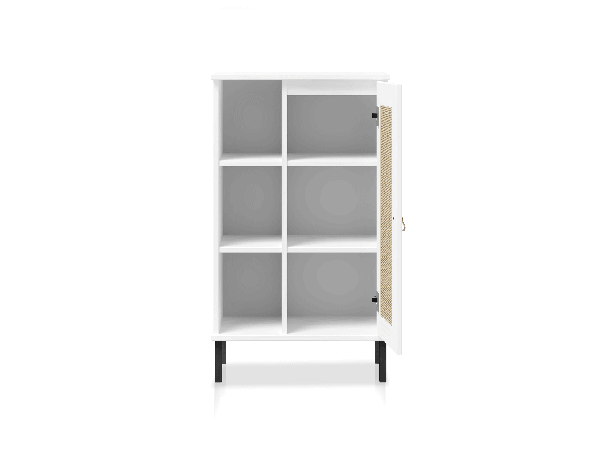 CINOY Regal I fürs Badezimmer, Material Massivholz, Kiefer lackiert weiss