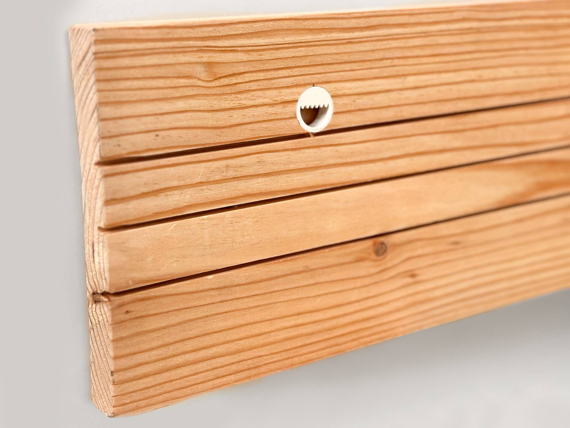 Garderobenpaneel, Material Massivholz, Lärche natur 50 cm | gehackt geölt 