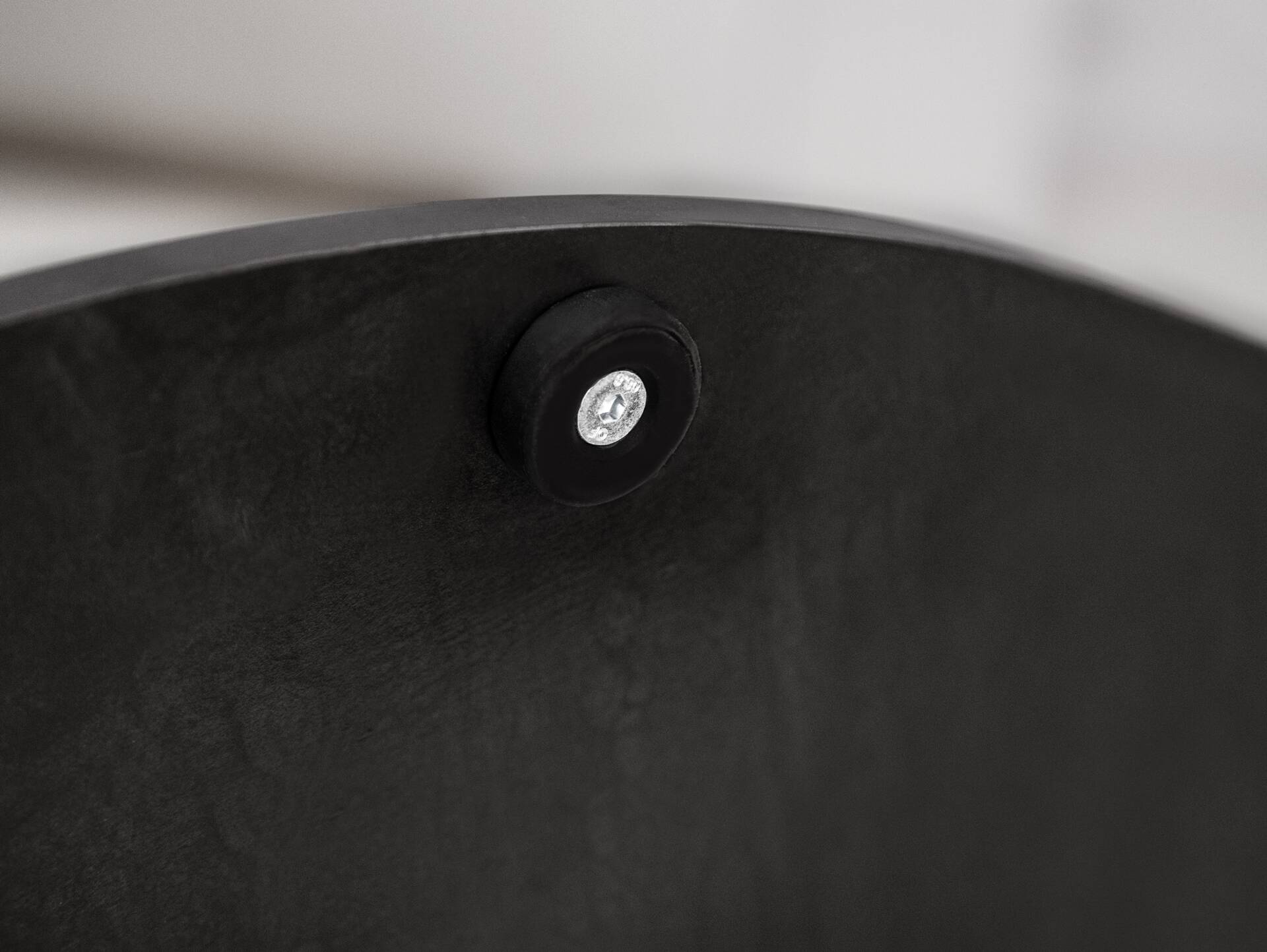 Tischgestell für GASTRO Esstisch rund, Material Stahl, schwarz 50 cm