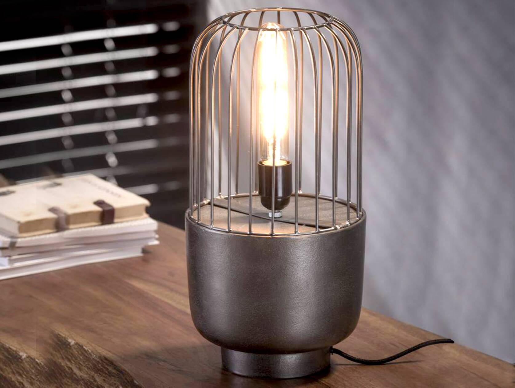 GITTER Tischlampe rund 