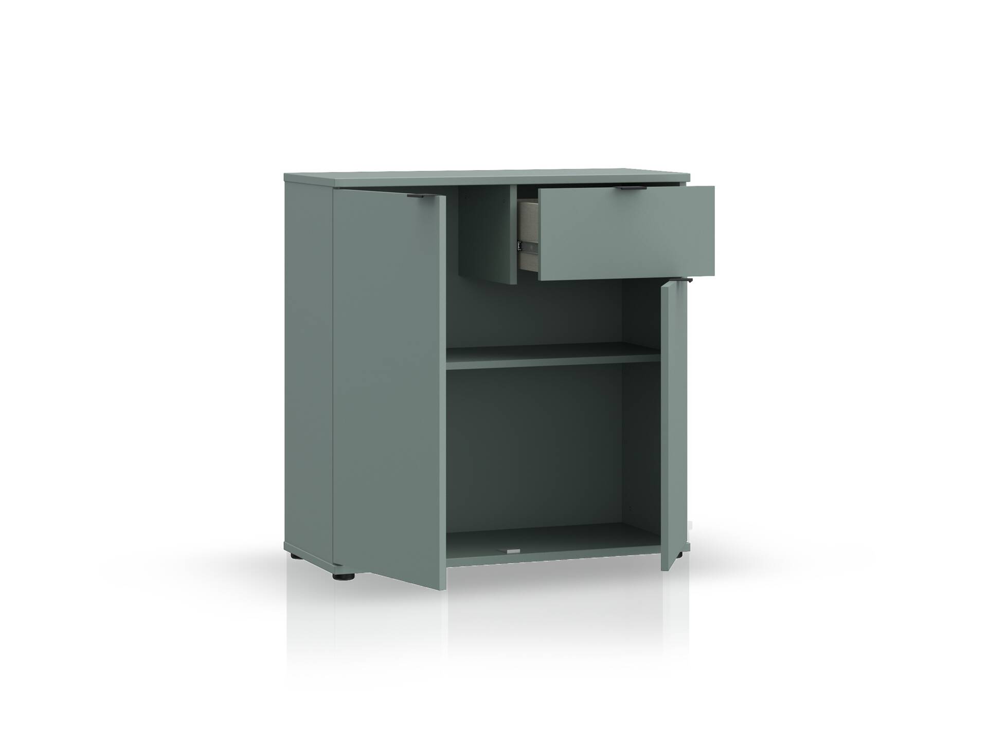 GINNY Kommode II, Material Spanplatte Salbei