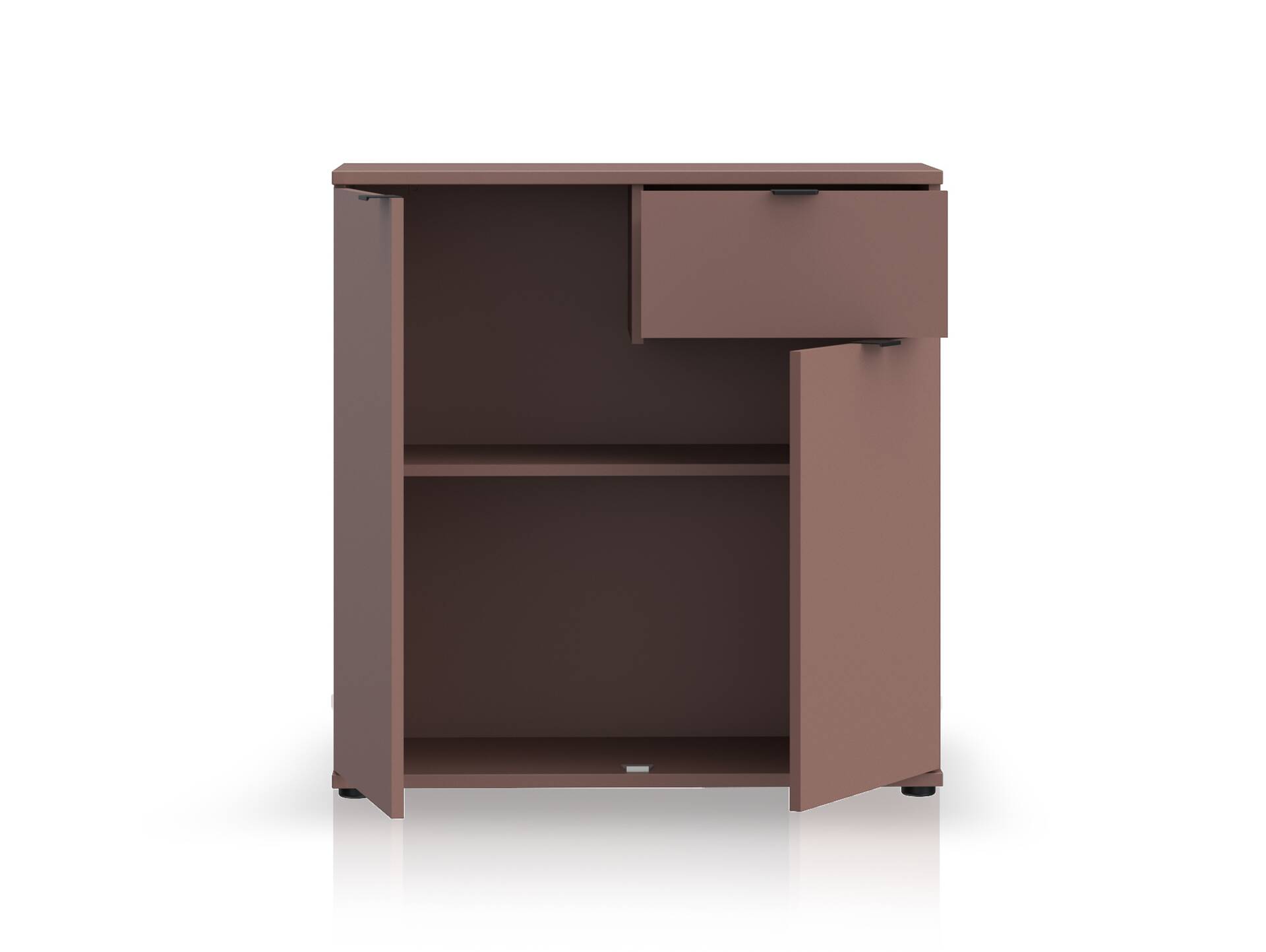GINNY Kommode II, Material Spanplatte Terracotta