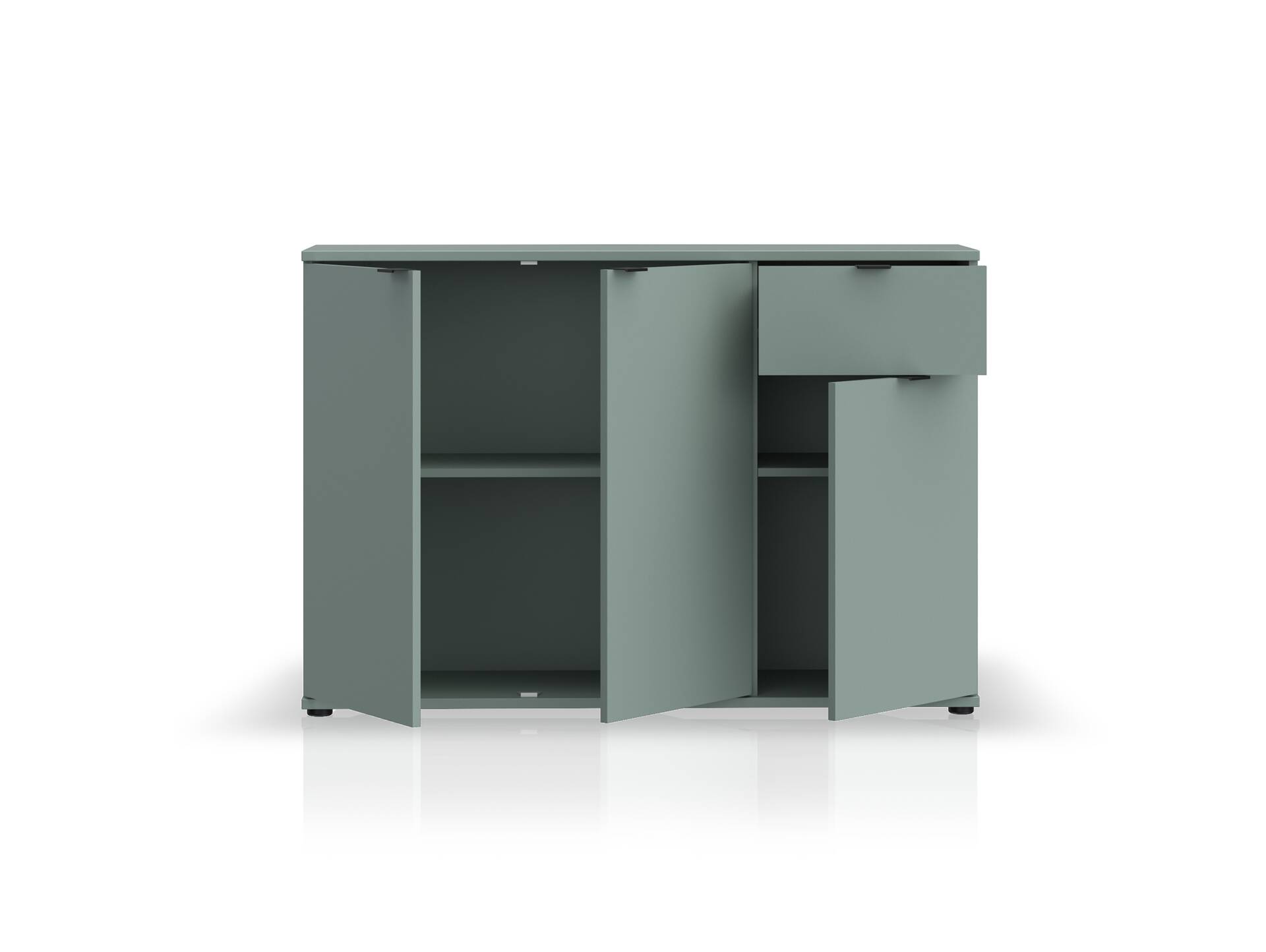 GINNY Kommode III, Material Spanplatte Salbei