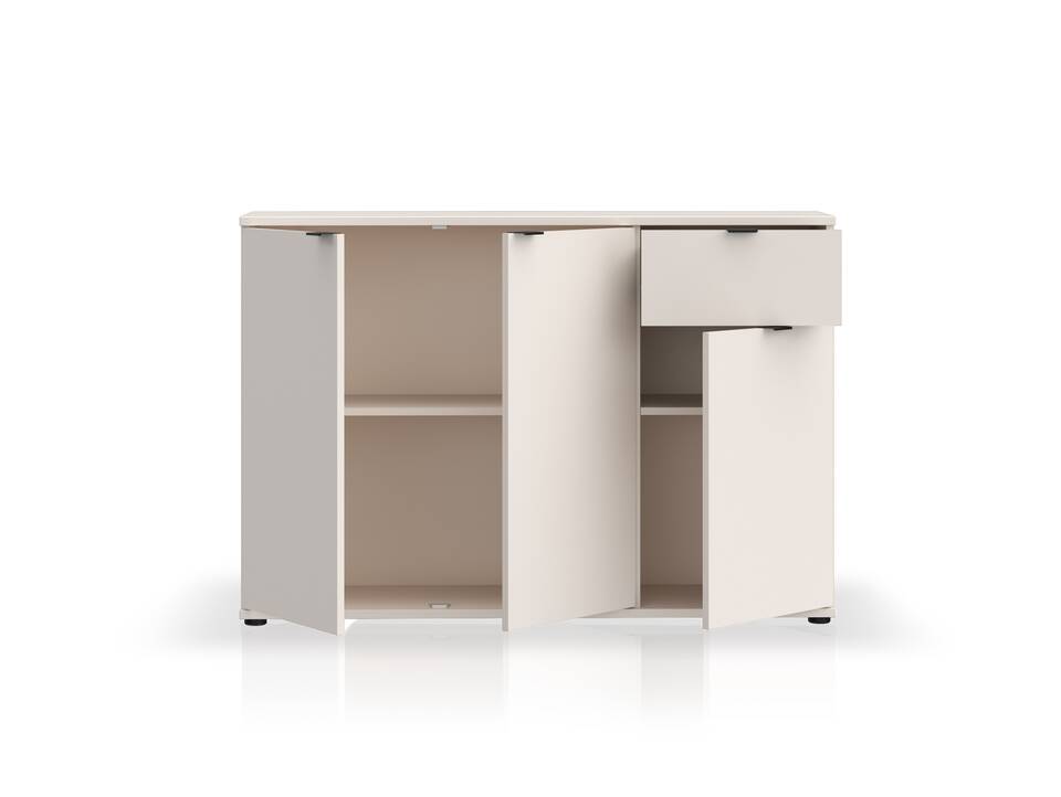 GINNY Kommode III, Material Spanplatte Sand