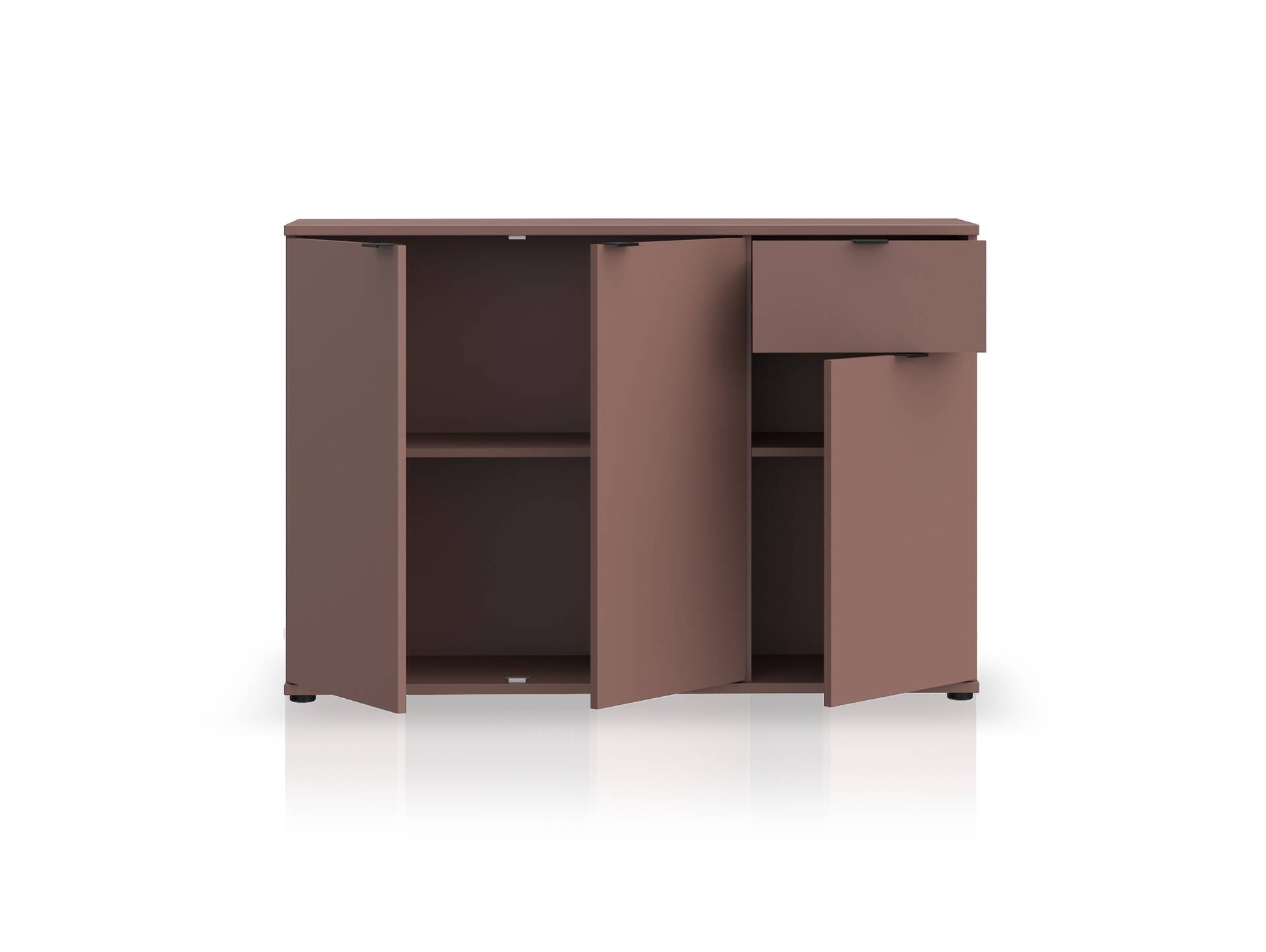 GINNY Kommode III, Material Spanplatte Terracotta