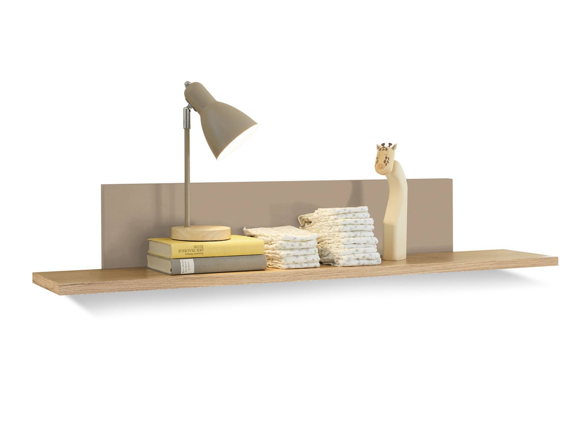 LENI Wandboard, Material Spanplatte, Kaschmir/eichefarbig 
