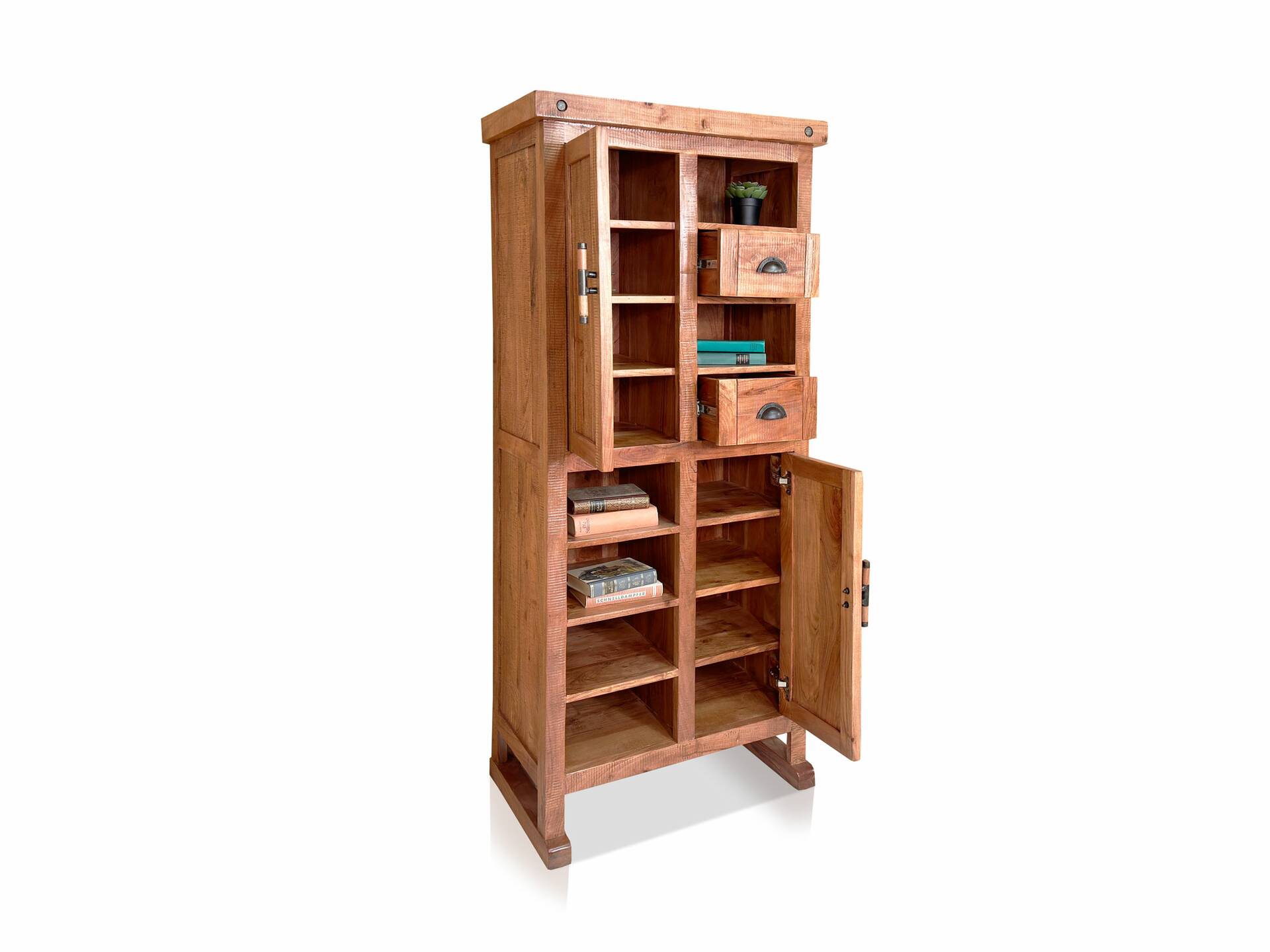 WINCHESTER Highboard III, Material Massivholz, Mango rustikal 
