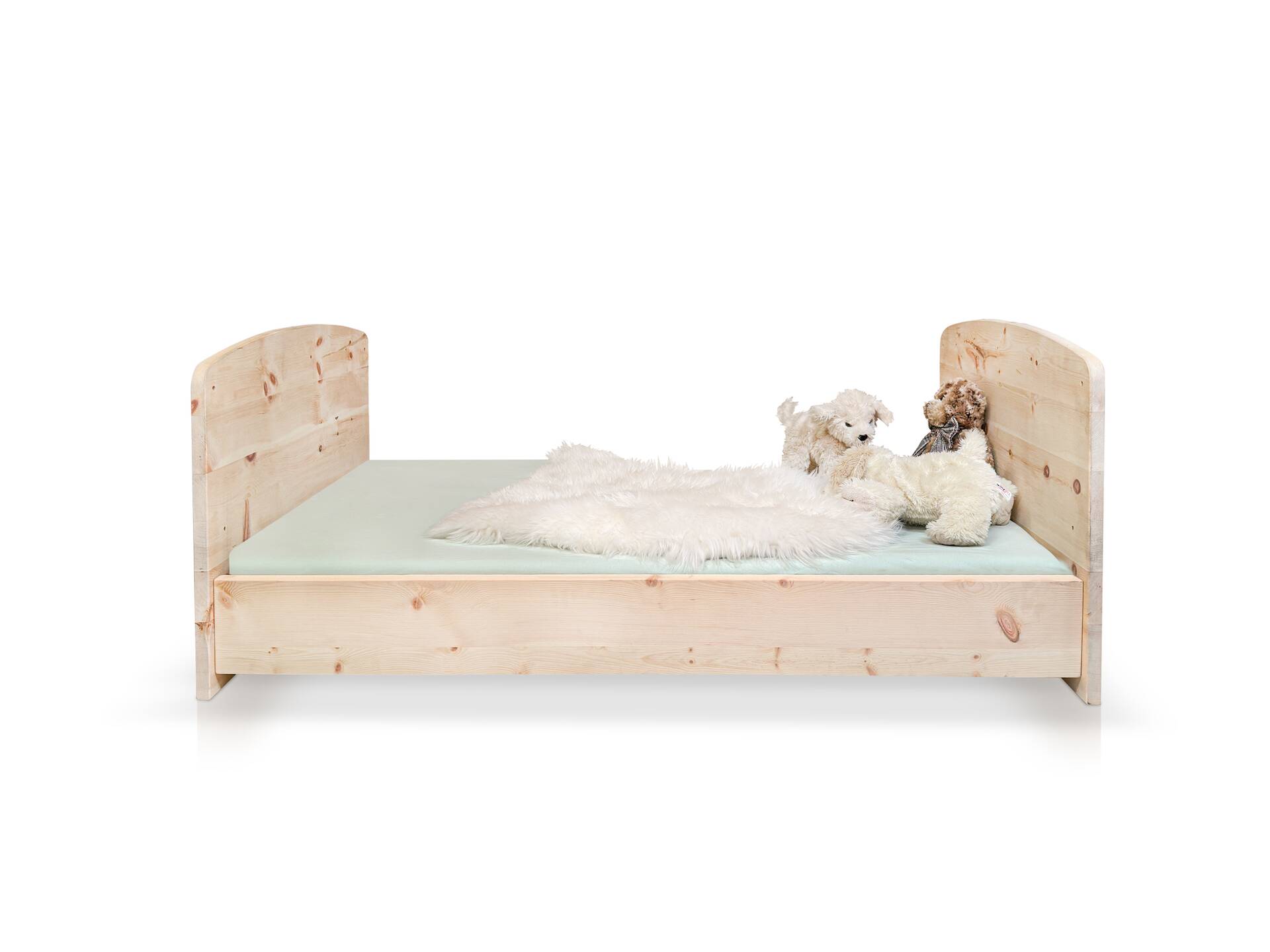 Umbauseiten für Alpenkind Babybett Buche 