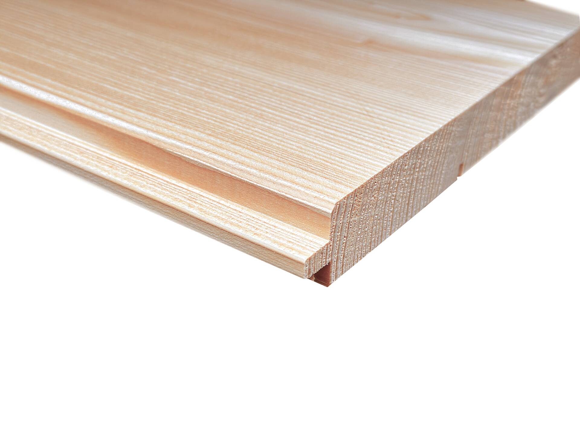 Nut- und Federbretter, Lärche gehobelt, Material Massivholz, verschiedene Längen erhältlich 17.5 cm | 1 Meter