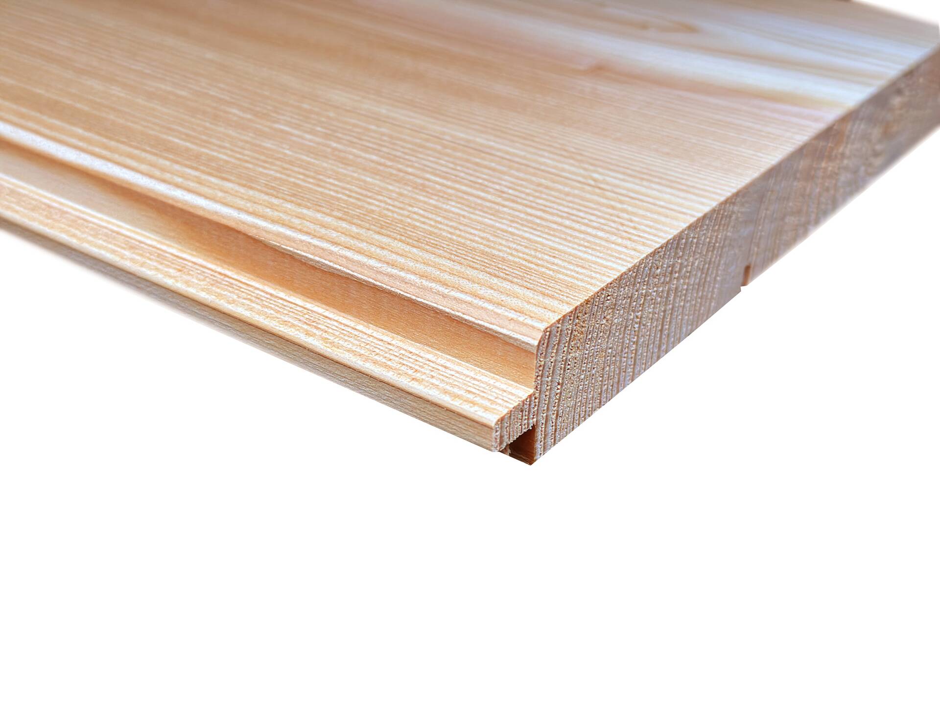 Nut- und Federbretter, Lärche gehobelt, Material Massivholz, verschiedene Längen erhältlich 17.5 cm | 1 Meter