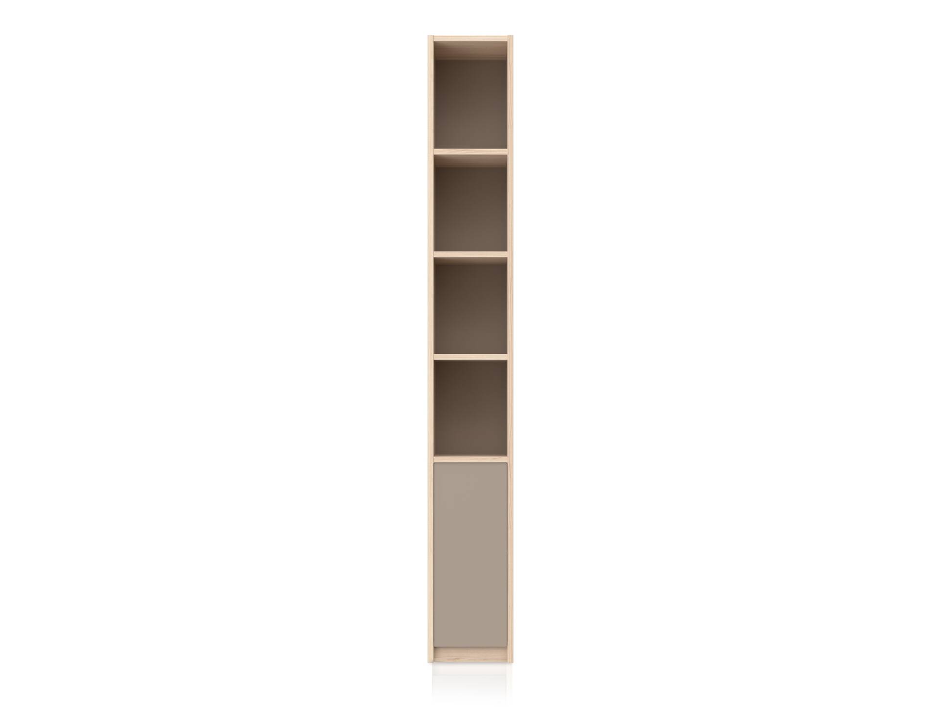 OSLO Büroschrank II, Material Dekorspanplatte, Türanschlag rechts / links Eichefarbig/basalt matt