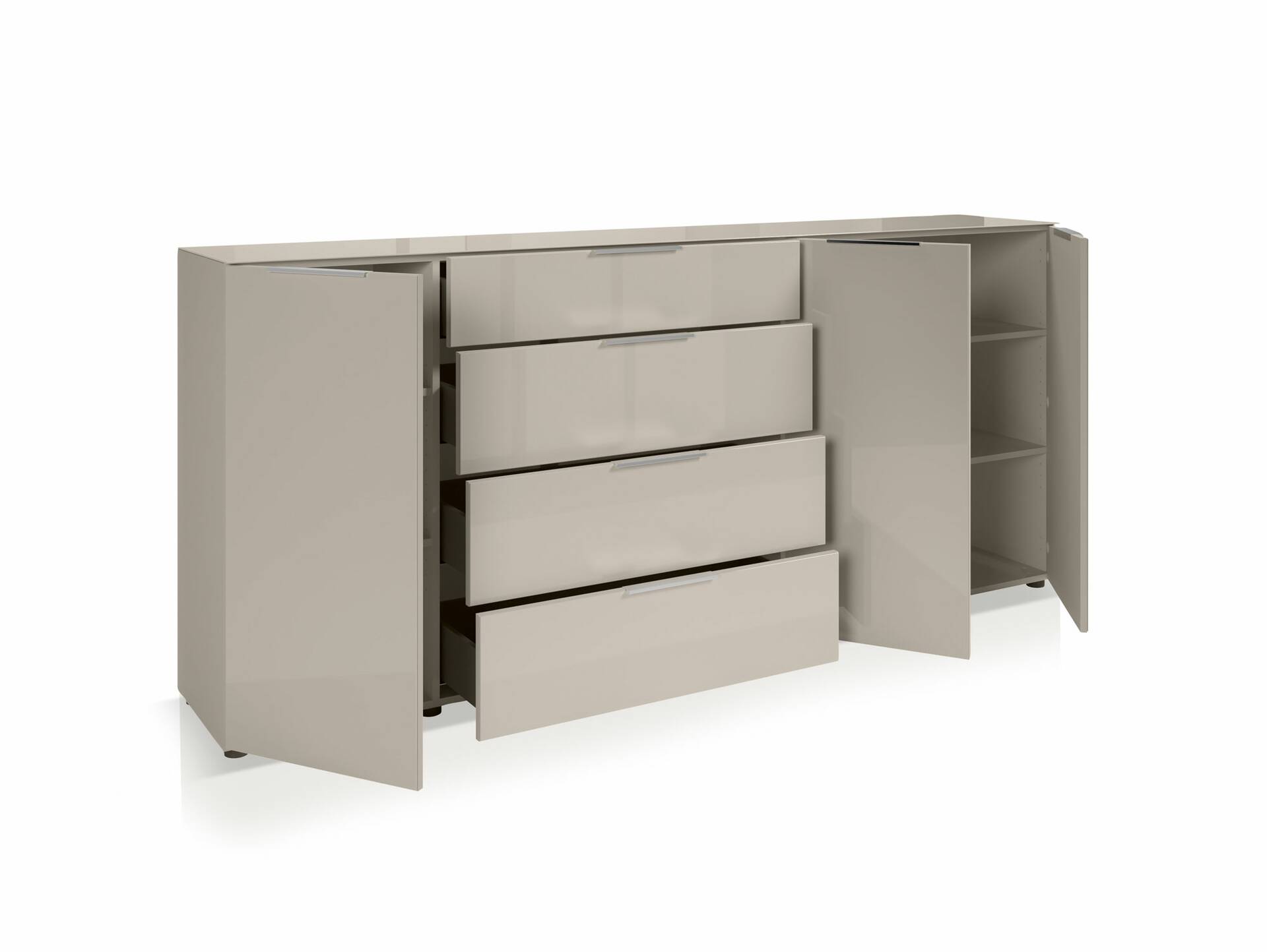 SANTORINI Kommode 5, Material Spanplatte, Kashmirfarbig 