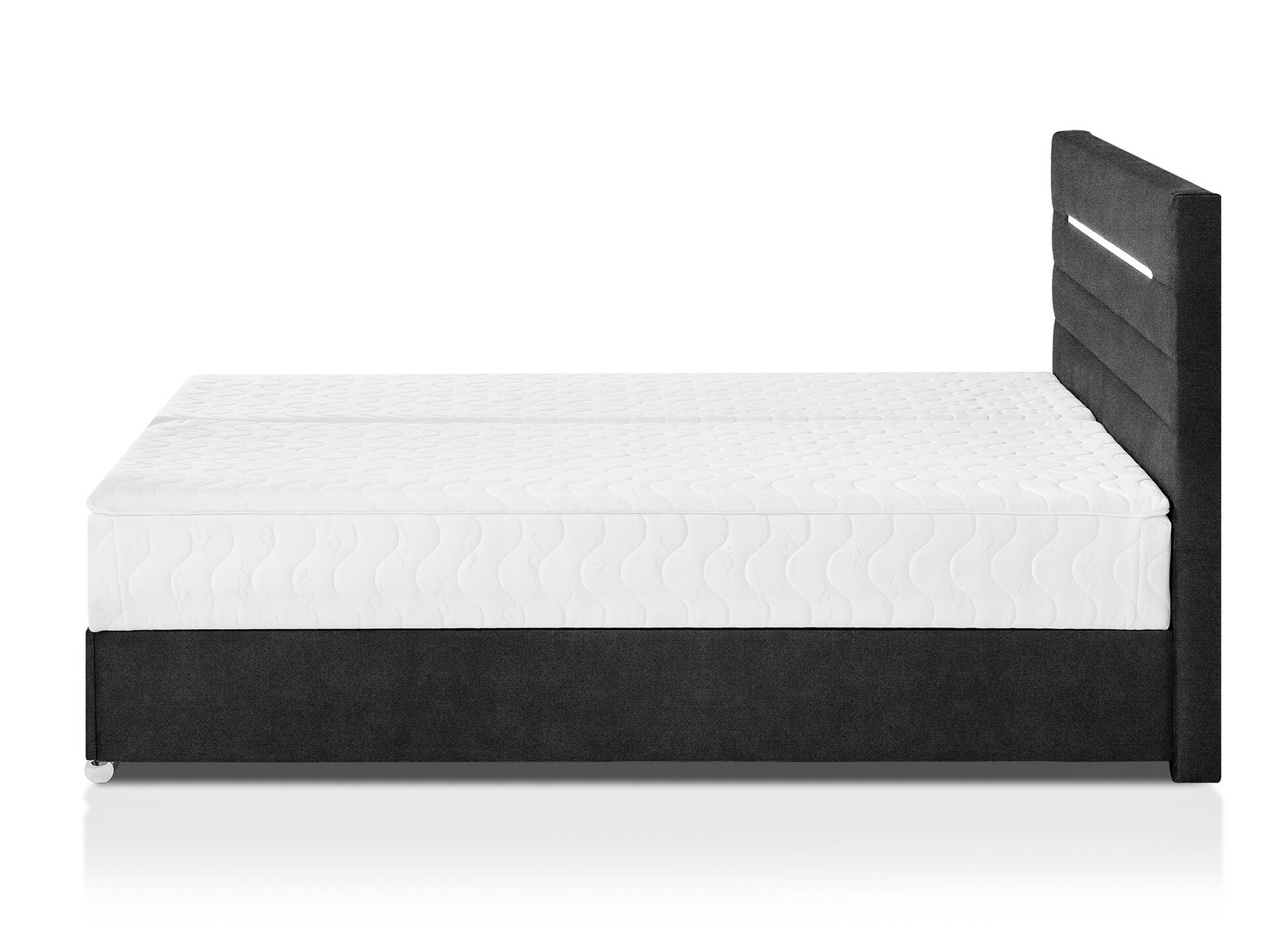 SOLAICA Boxspringbett mit Bettkasten, Härtegrad 3 