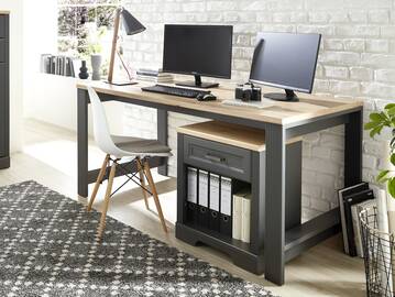 JADY Schreibtisch, Material MDF/Dekorspanplatte 