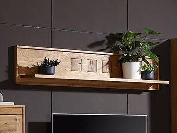 WINSTON Wandboard, Material Massivholz, Wildeiche 