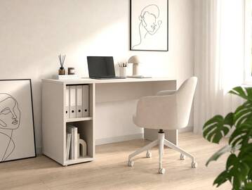 ADIAGO OFFICE Schreibtisch, Material Dekorspanplatte, sand