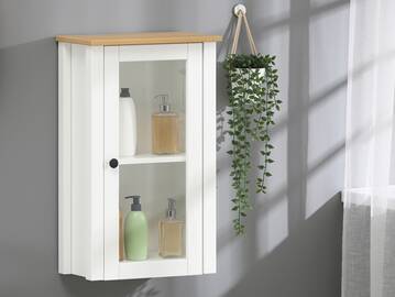 PARIS Badezimmer Hängeschrank, Material Massivholz 