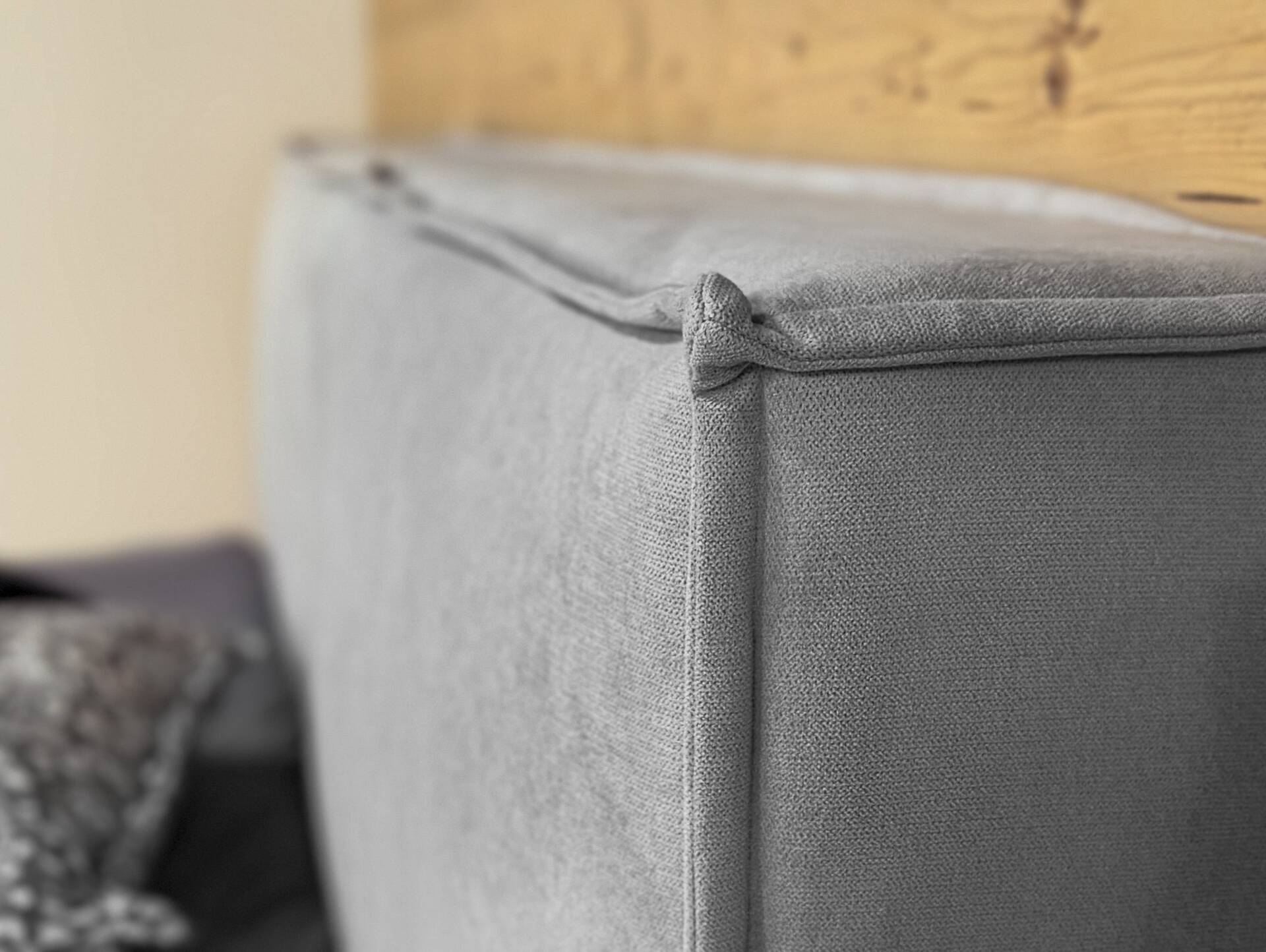 MIDNIGHT Boxspringbett 180 x 200 cm | grau