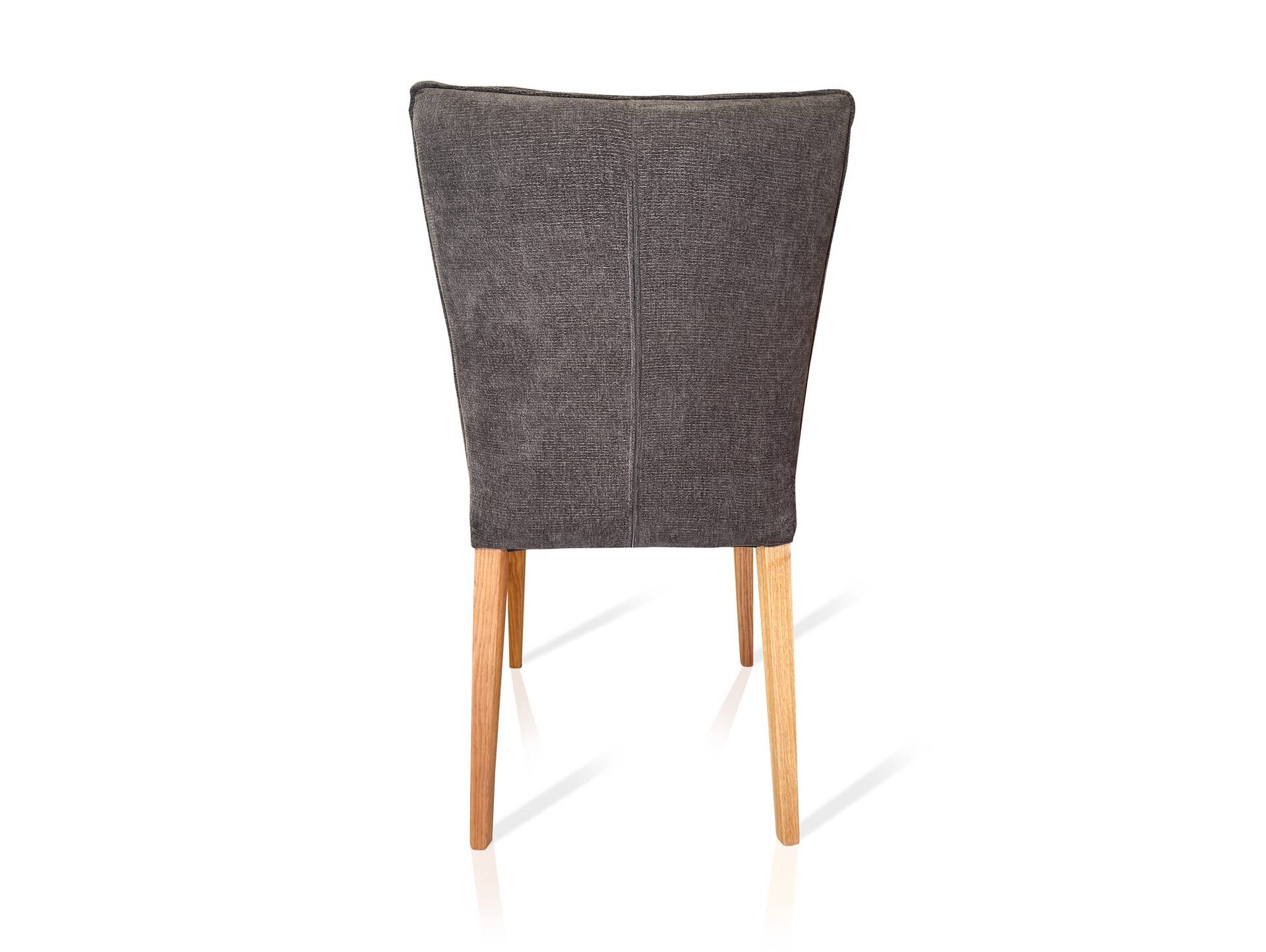 AMERA Polsterstuhl, Material Massivholz/Bezug Stoff Braun