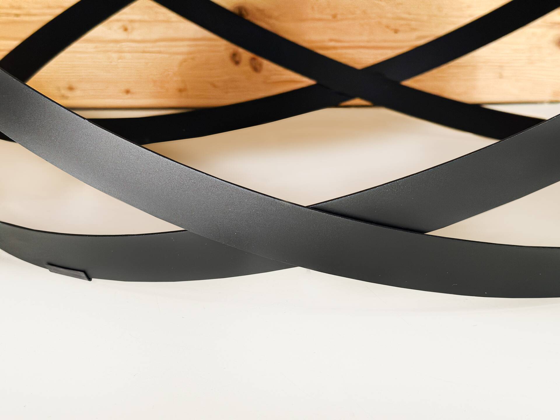 EDINO Couchtisch, Material Massivholz/Metall, Eiche geölt/schwarz 
