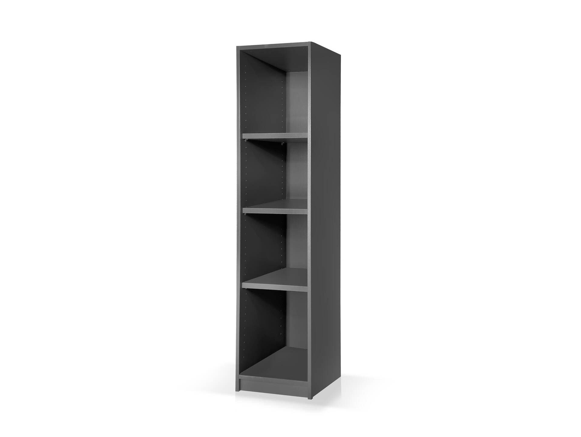 OFFICE OAK Regal V, Material Dekorspanplatte, graphitfarbig 