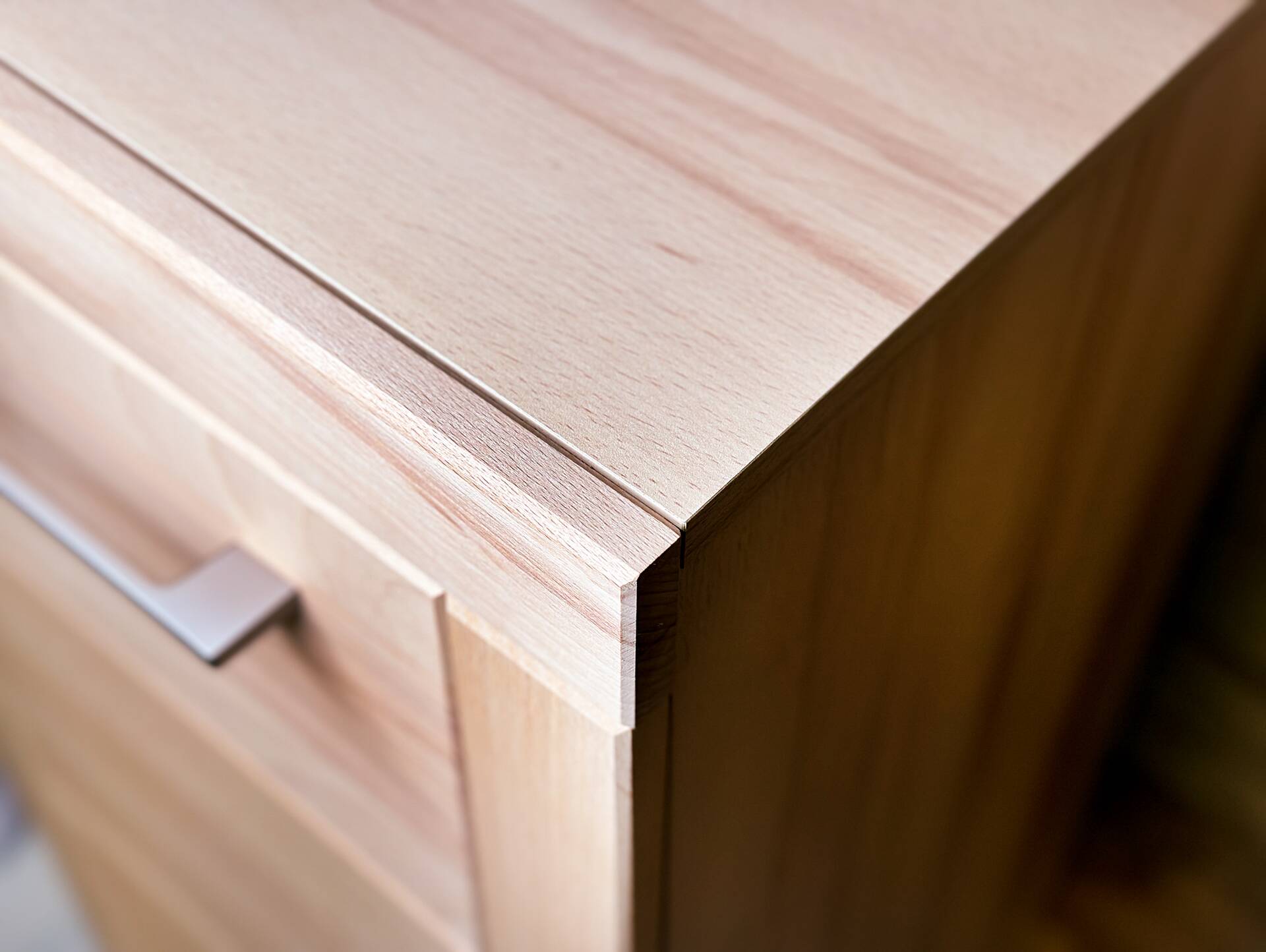 OZEANA Unterschrank II fürs Badezimmer, Material teilmassiv Buche 