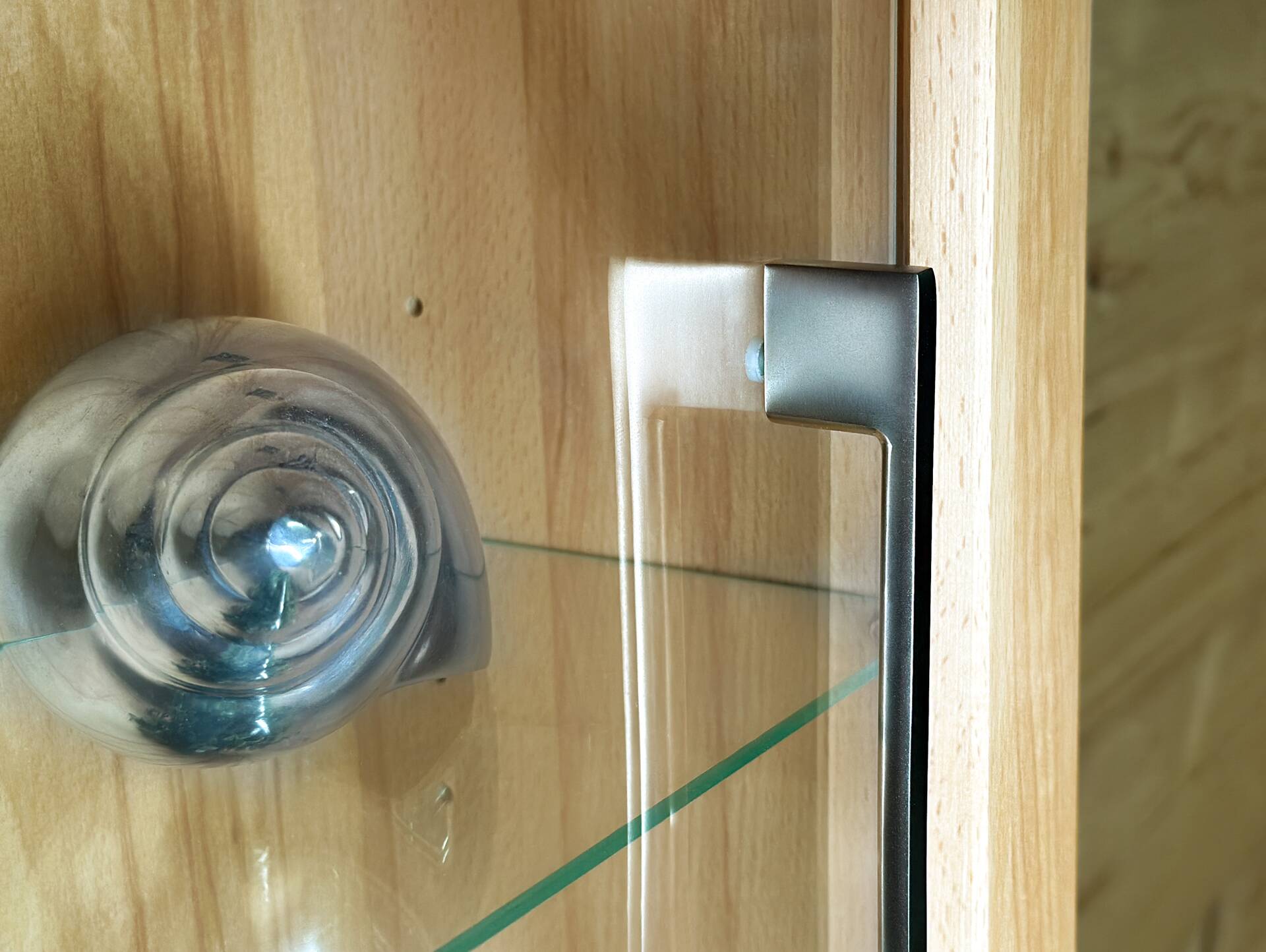 OZEANA Hängeschrank fürs Badezimmer, Material teilmassiv Buche