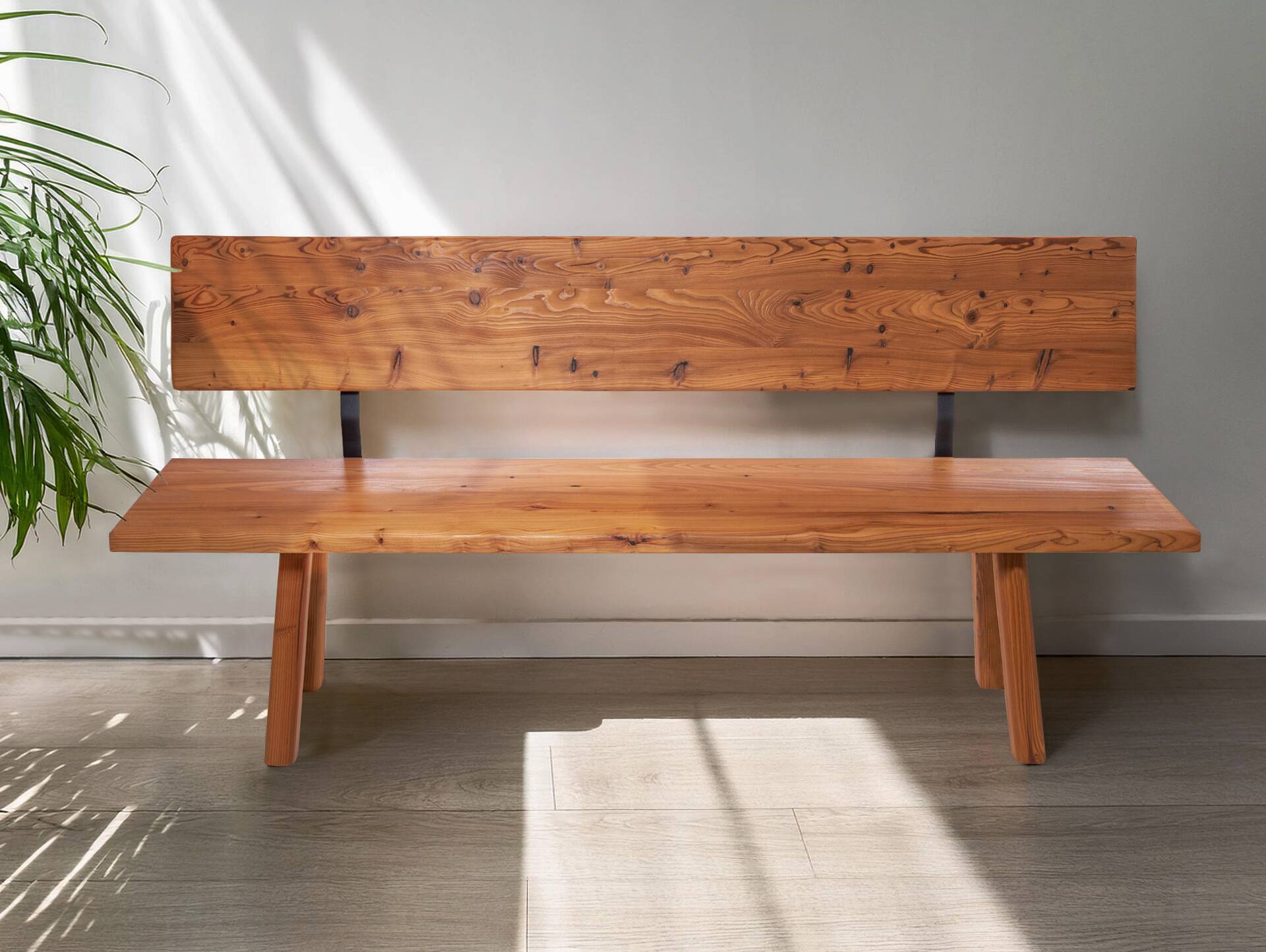 STARNBERG Sitzbankgarnitur, Material Massivholz, Lärche gedämpft 220 cm | mit/ohne Rückenlehne | lackiert