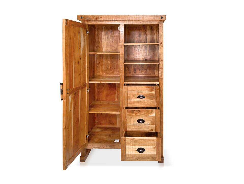 WINCHESTER Highboard II, Material Massivholz, Mango rustikal 