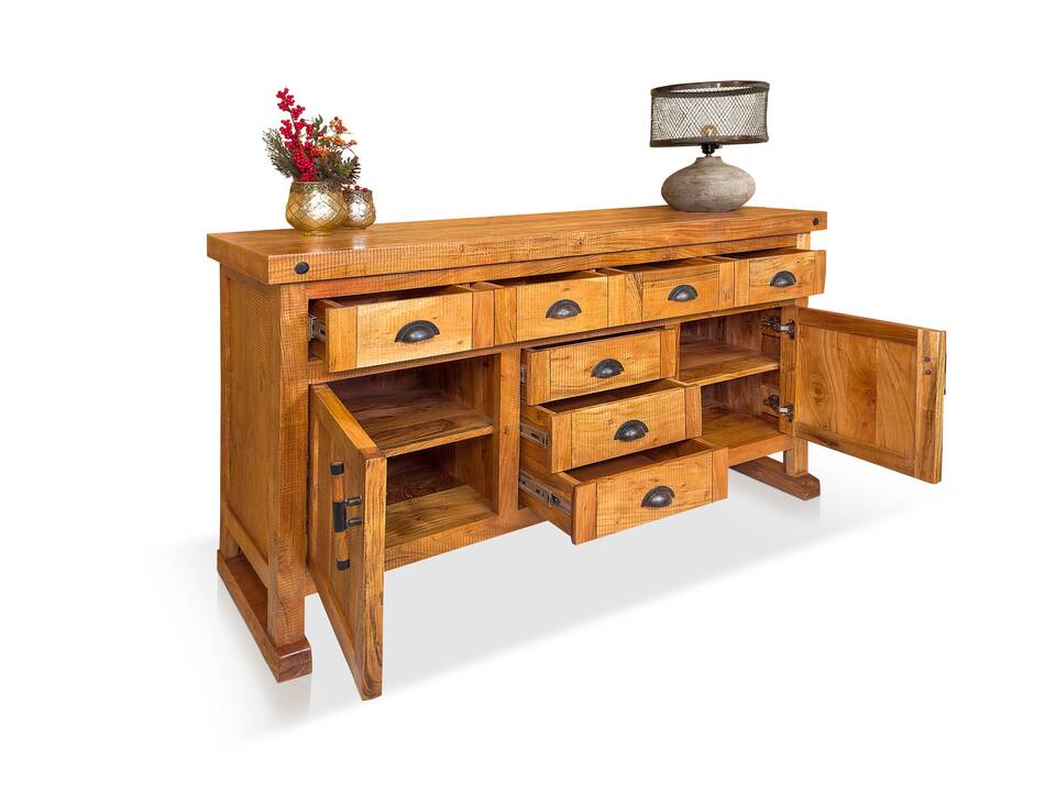 WINCHESTER Sideboard III, Material Massviholz, Mango rustikal 